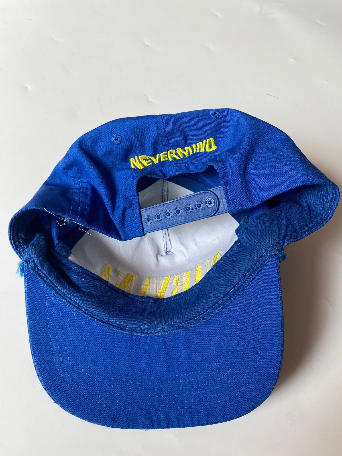 Band Tees Hats Band Tees × Vintage Snapback/Hat Nirvana Nevermind Blue