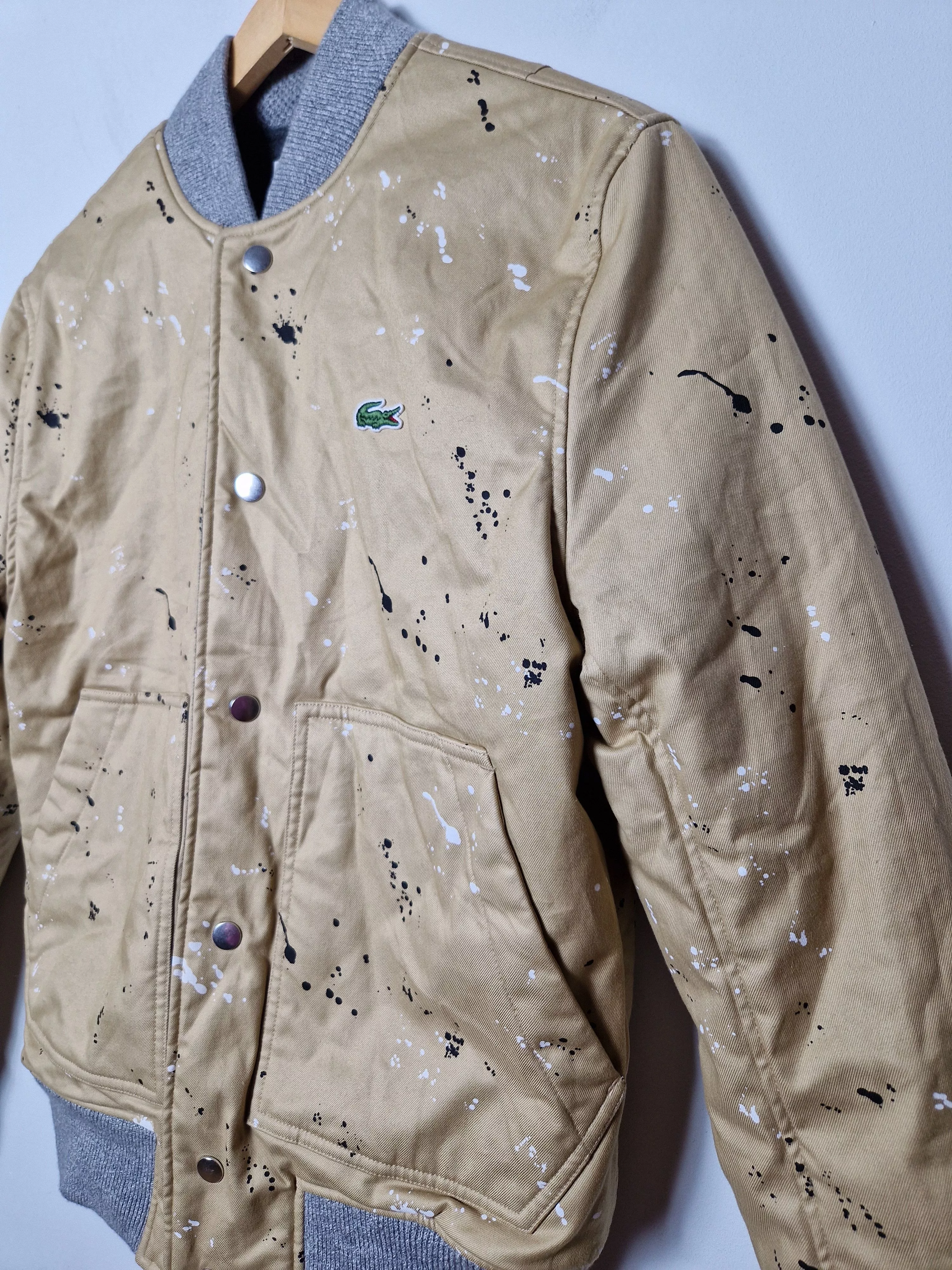 Lacoste Bombers Lacoste Live Reversible Varsity Jacket Multi