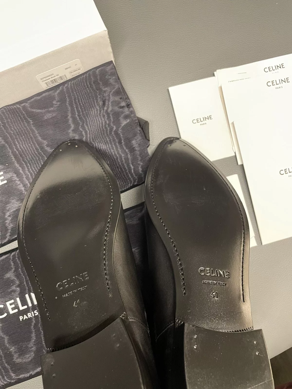 Celine Boots Celine × Hedi Slimane Super Runway Brand NEW Hedi Chelsea Boots Limited Edition Black