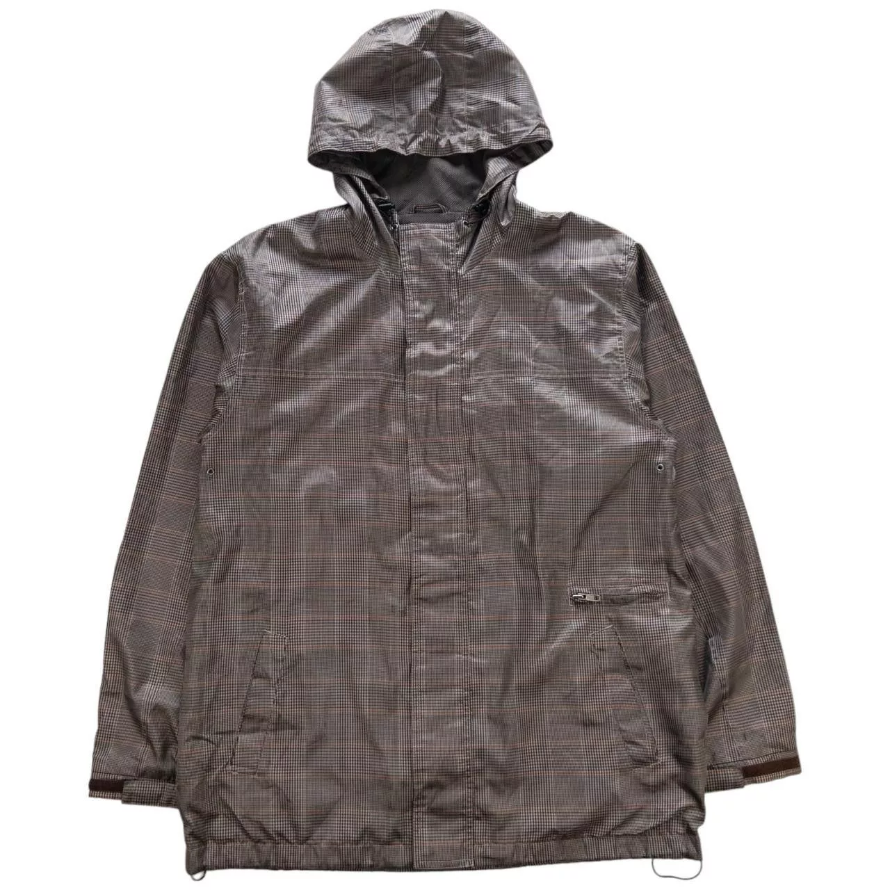Stussy Light Jackets Vintage Stussy Check Jacket Size L Brown