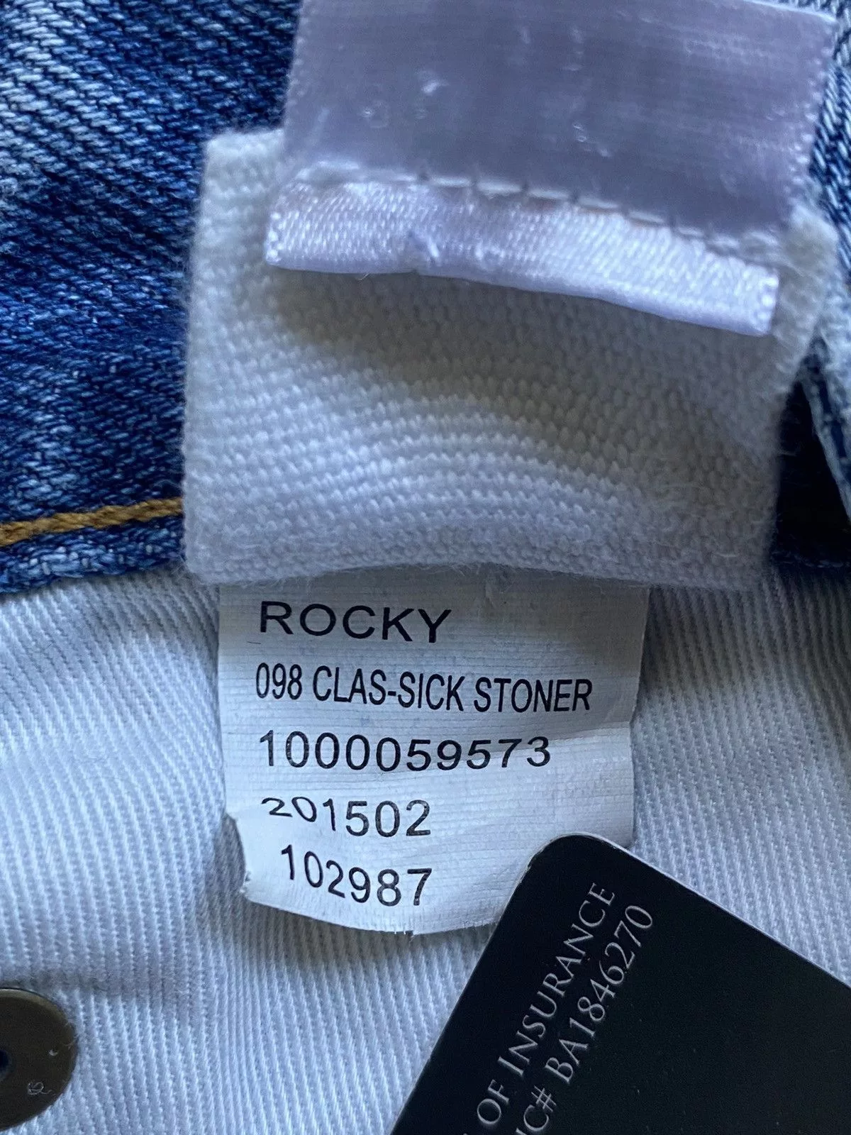 Ksubi Denim Ksubi Rocky Denim Blue