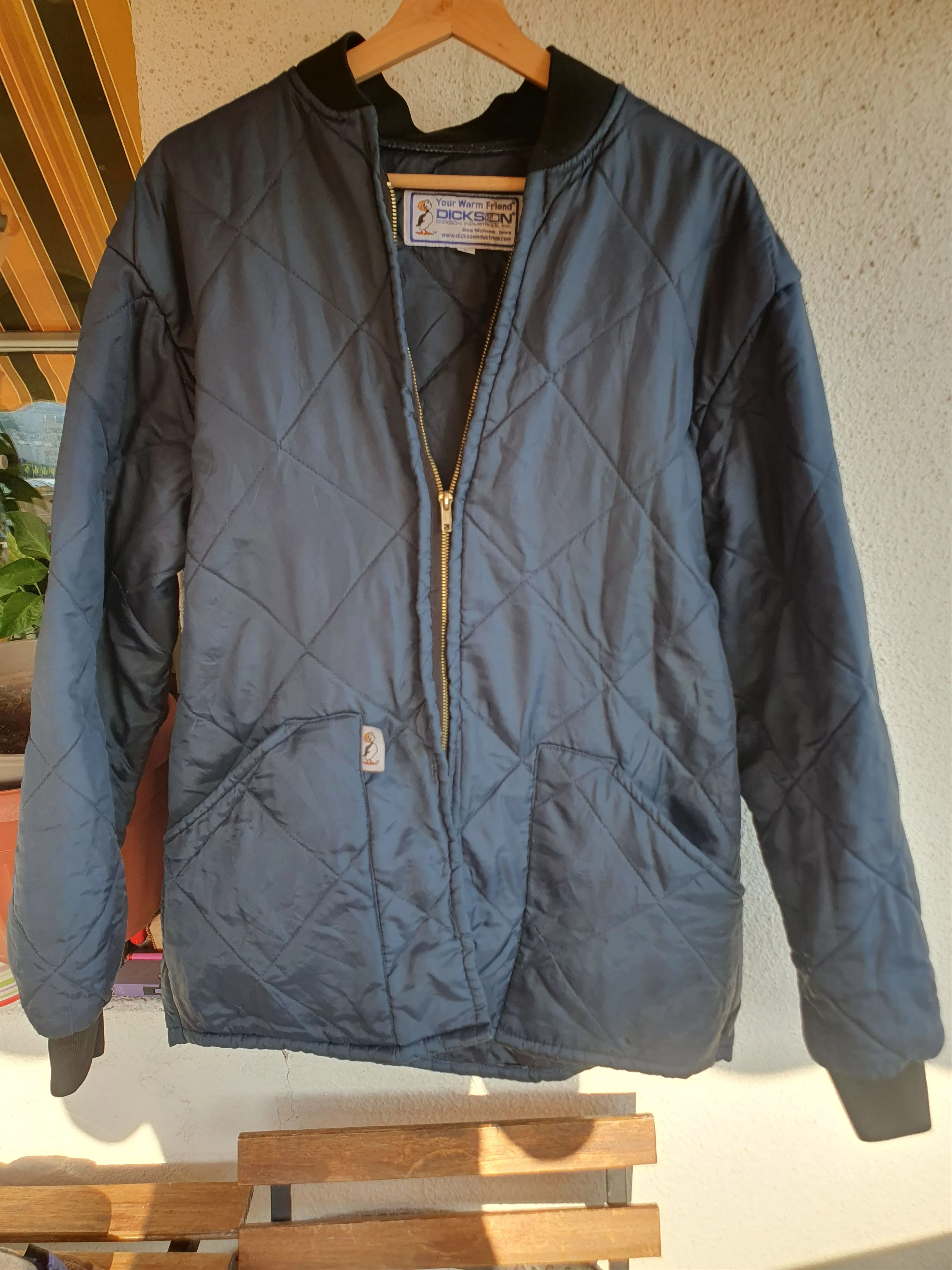 Vintage Light Jackets Vintage Dickson Industries Quilted Jacket Vtg Hunting Work Wear L Black Streetwear