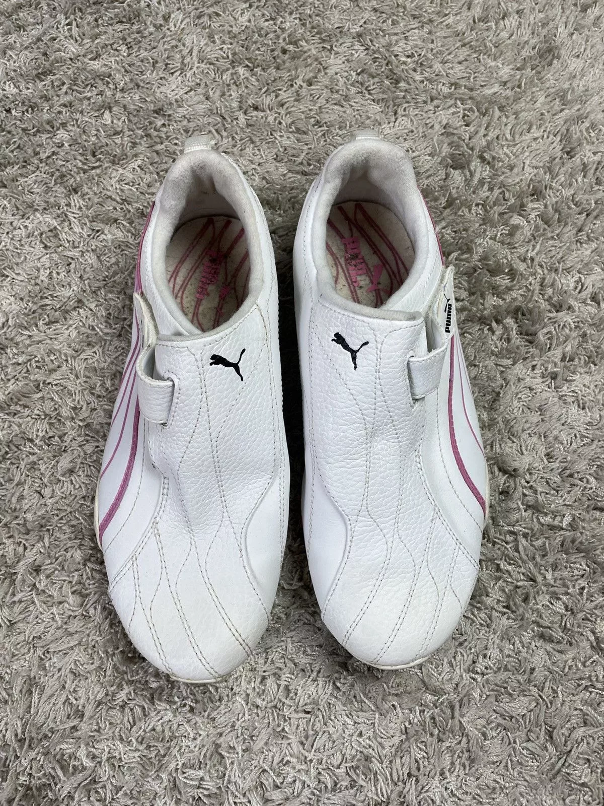 Puma Low Top Sneakers Puma × Vintage Vintage Y2K Puma Velcro Shoes Sneakers Pink Avant-Garde