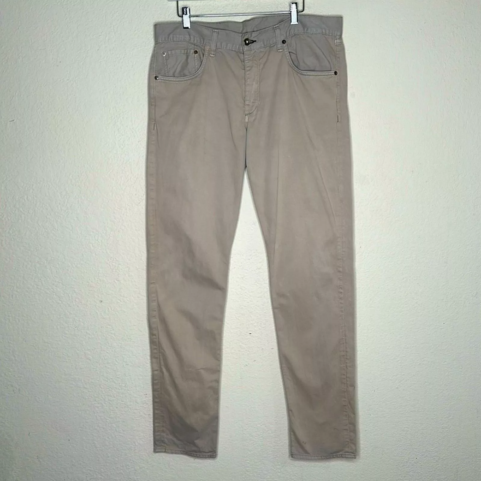 Rag & Bone Casual Pants Rag & Bone Standard Issue Fit 2 Slim Leg Pants Stone Size 36 Brown