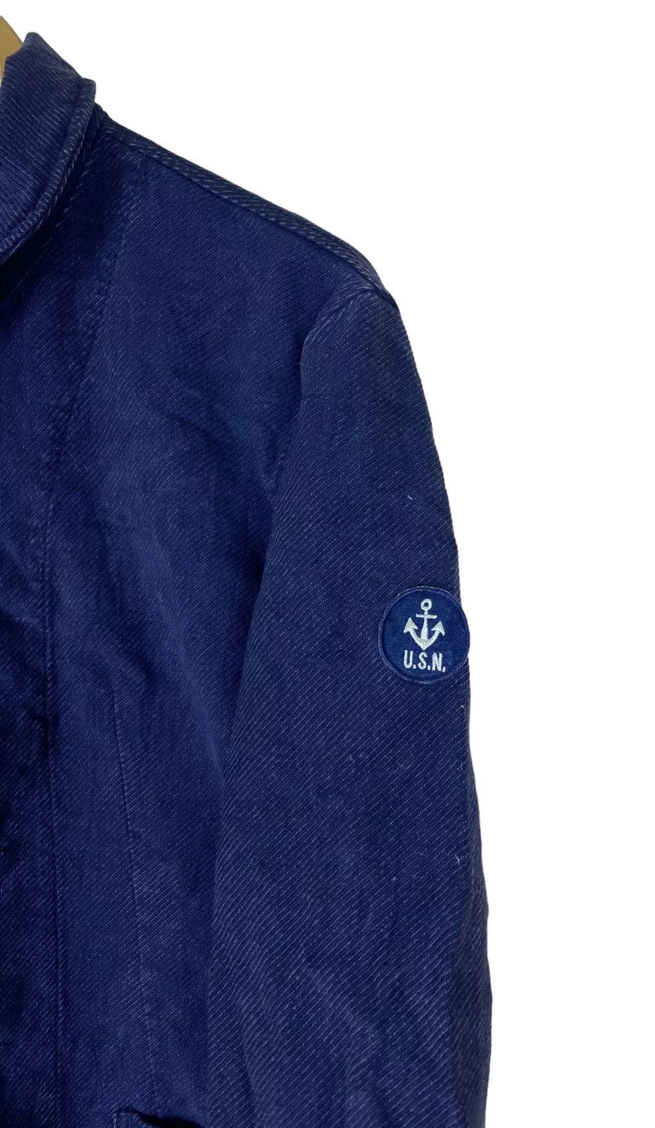 Avirex Light Jackets USN Avirex Corduroy Light Jacket Blue