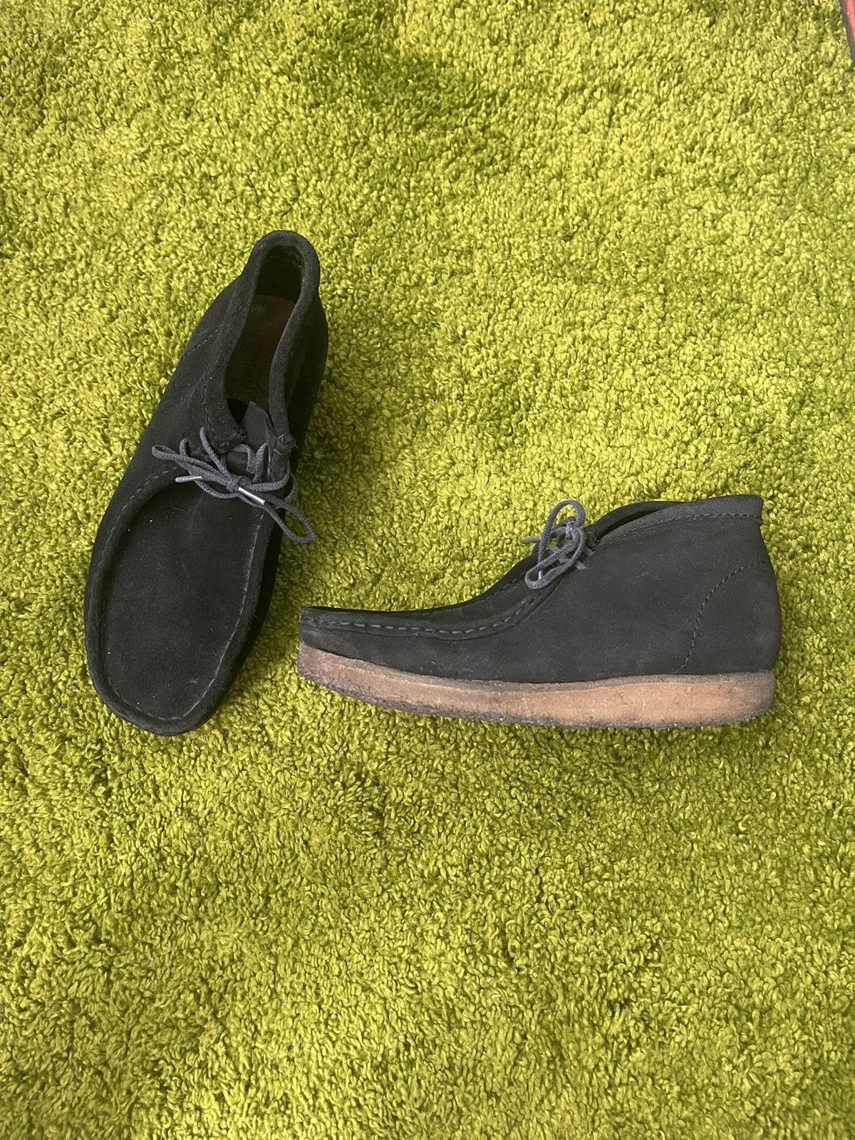 Clarks Boots Clarks × Genuine Leather × Vintage Clarks real suede leather iconic boots Black