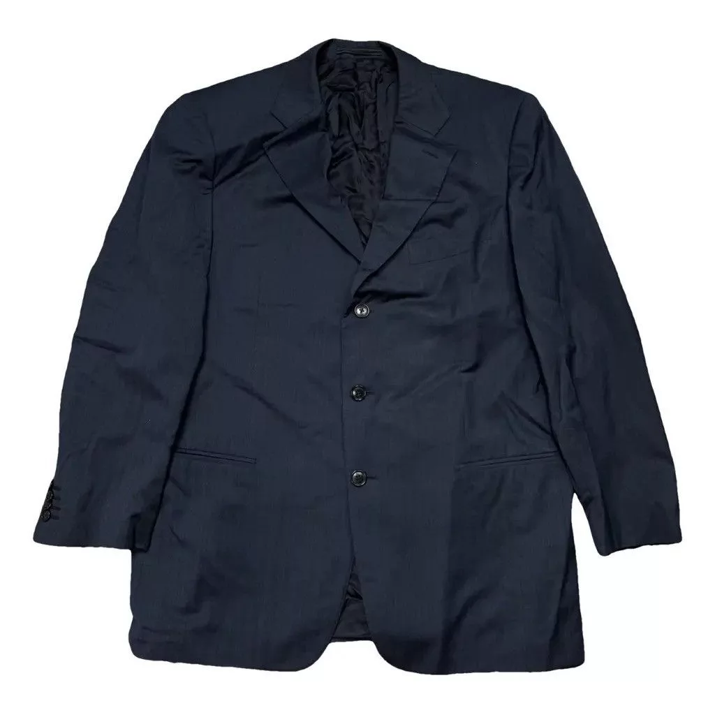 Ermenegildo Zegna Heavy Coats Ermenegildo Zegna Suit Jacket Navy Size 52 fit L Blue