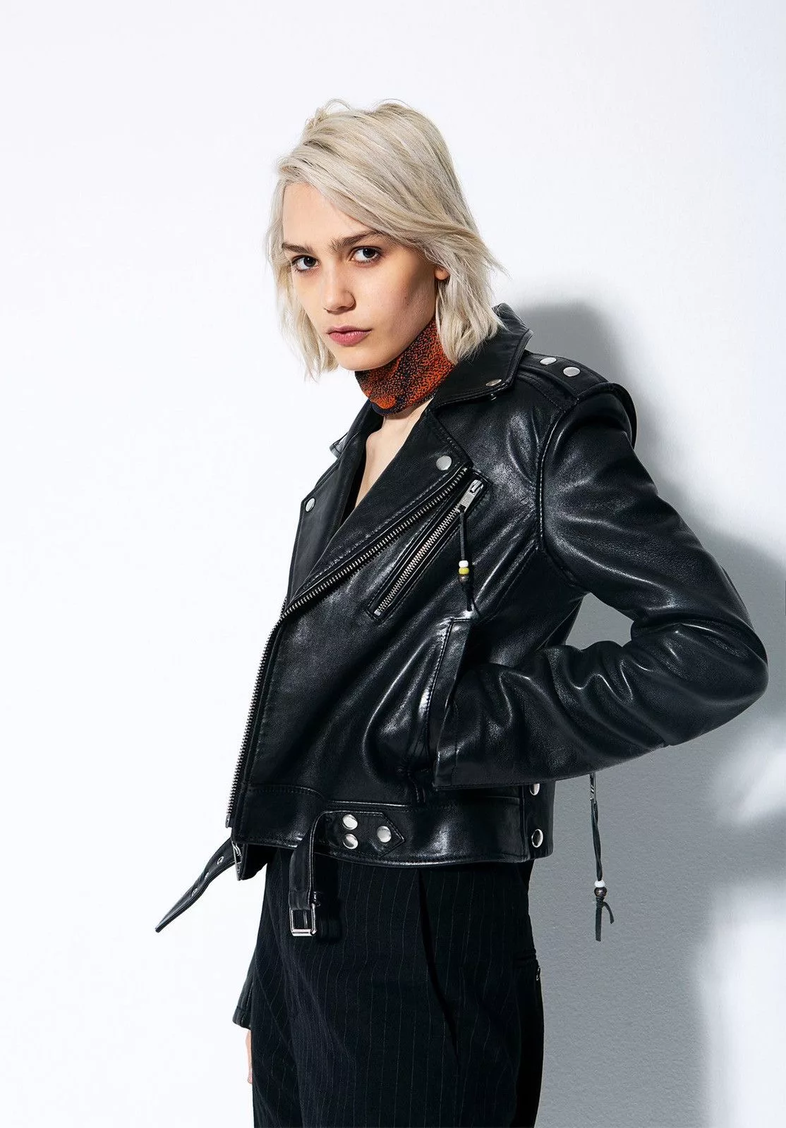 Blk Dnm Leather Jackets BLK DNM LEATHER JACKET 1 BLACK