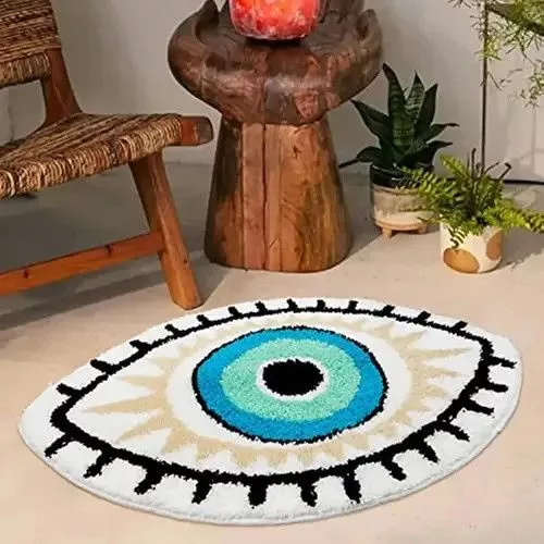 Other Miscellaneous Other eye pattern carpet White