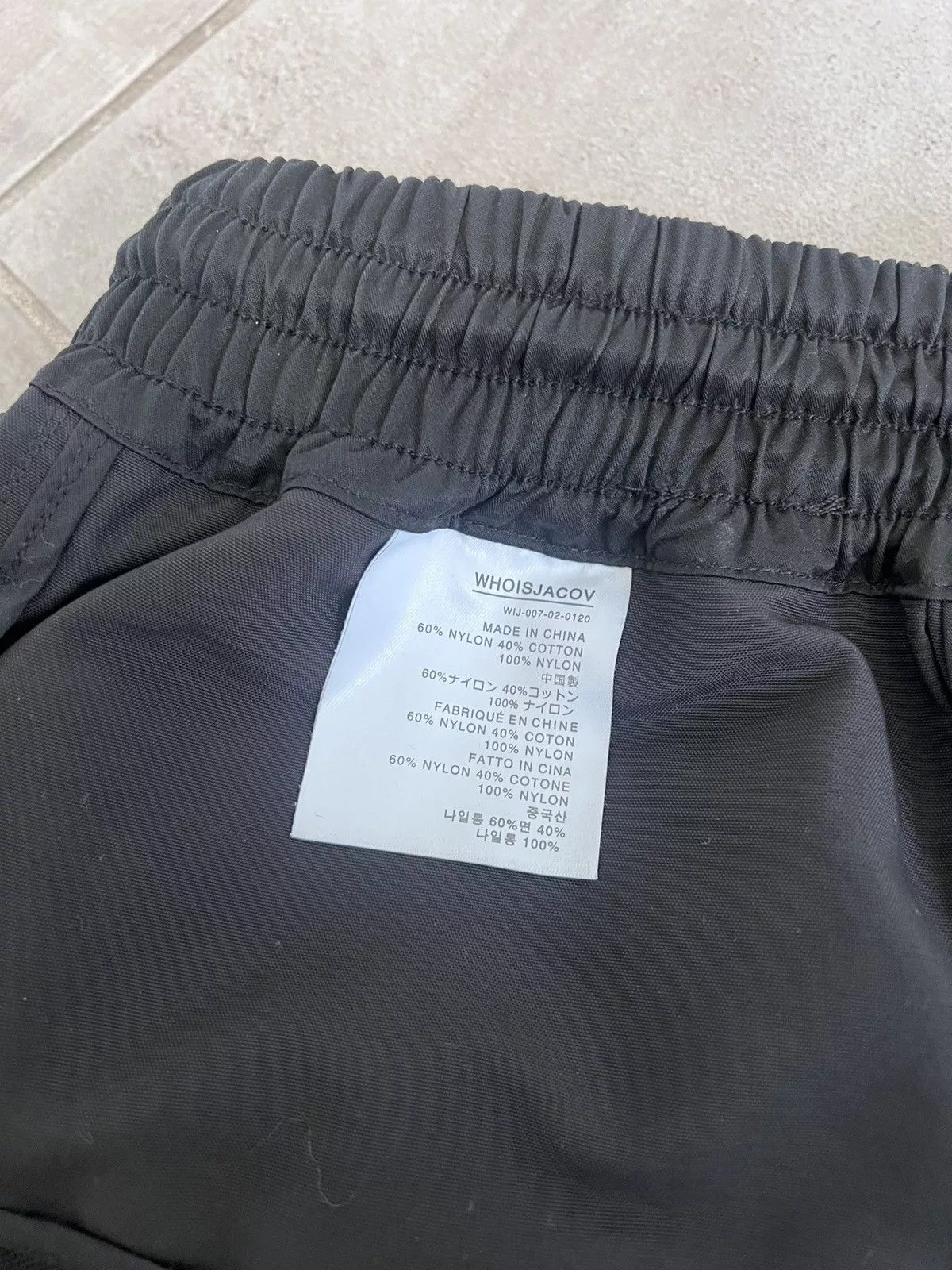 jacov Shorts JACOV Black Utility Short