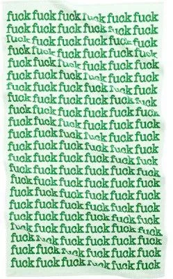 Supreme Miscellaneous Supreme Fuck Towel Green