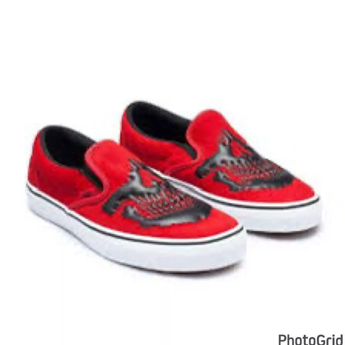 Vans Slip Ons Vans Jawbone Red