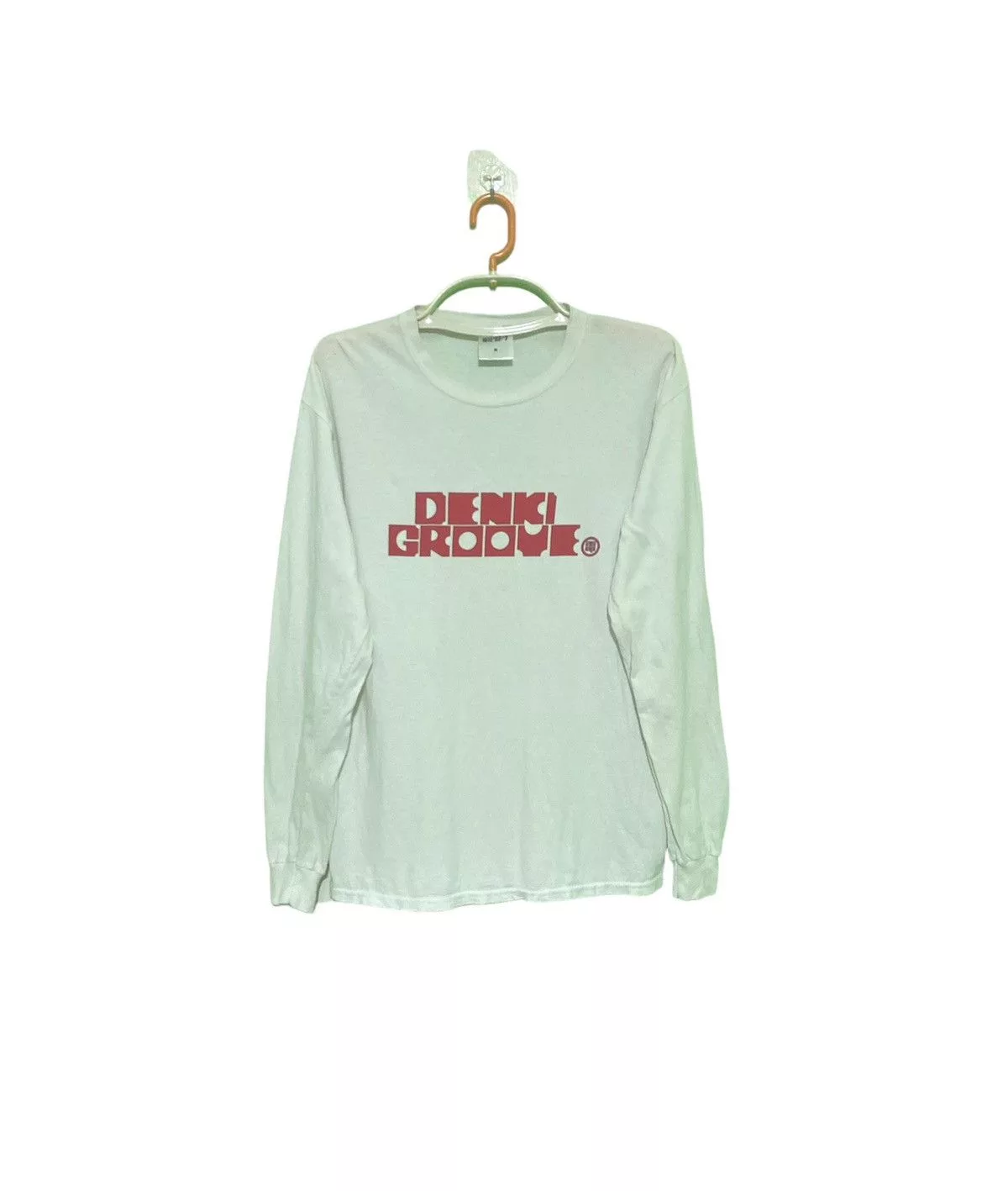 Band Tees Long Sleeve T Shirts Band Tees × Japanese Brand × Vintage Japan Disco Denki Groove pop tee shirt White