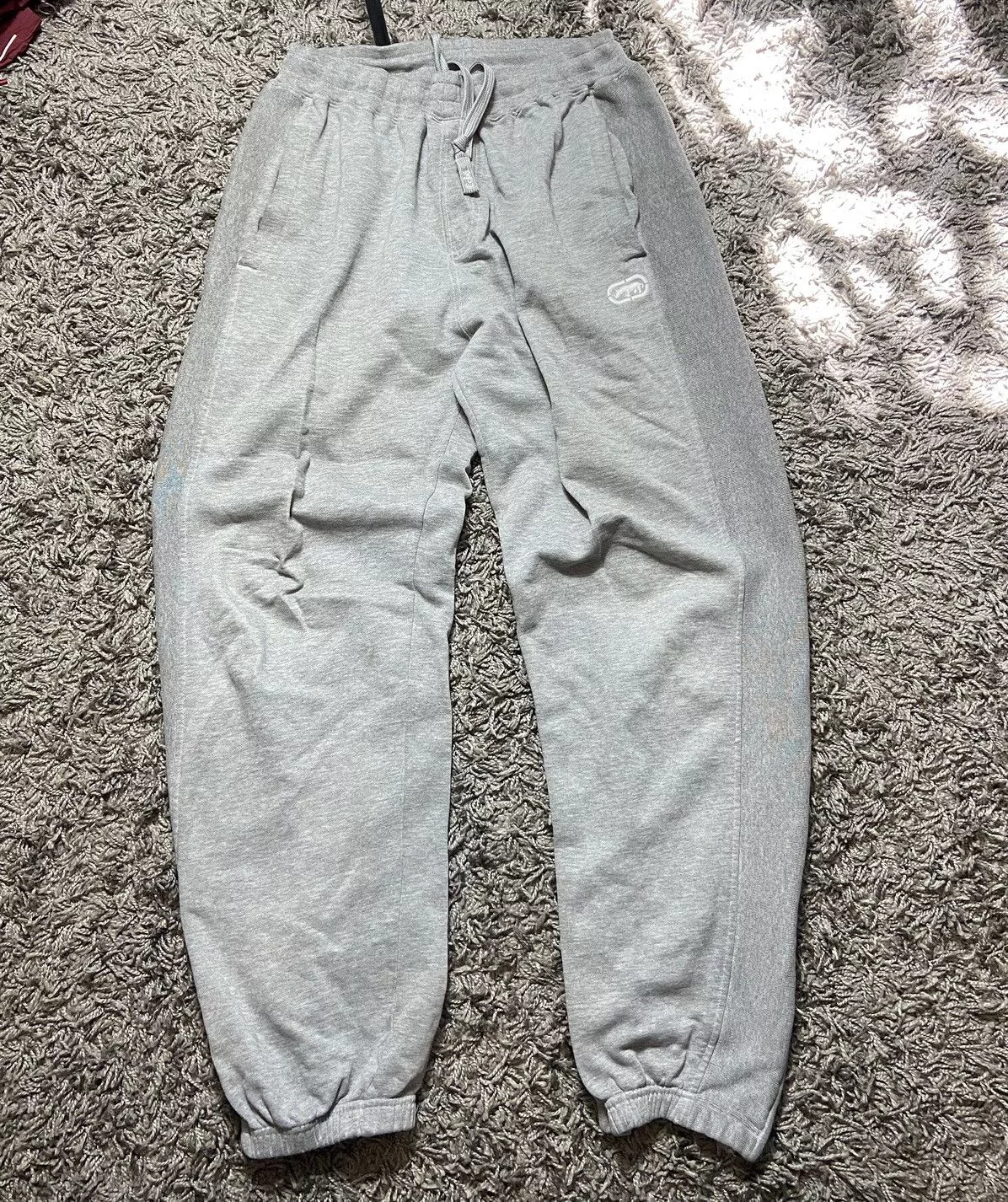Ecko Unltd. Casual Pants Ecko Unltd. × Vintage ECKO UNLIMITED VINTAGE Y2K RAP BAGGY COTTON PANTS Gray Streetwear