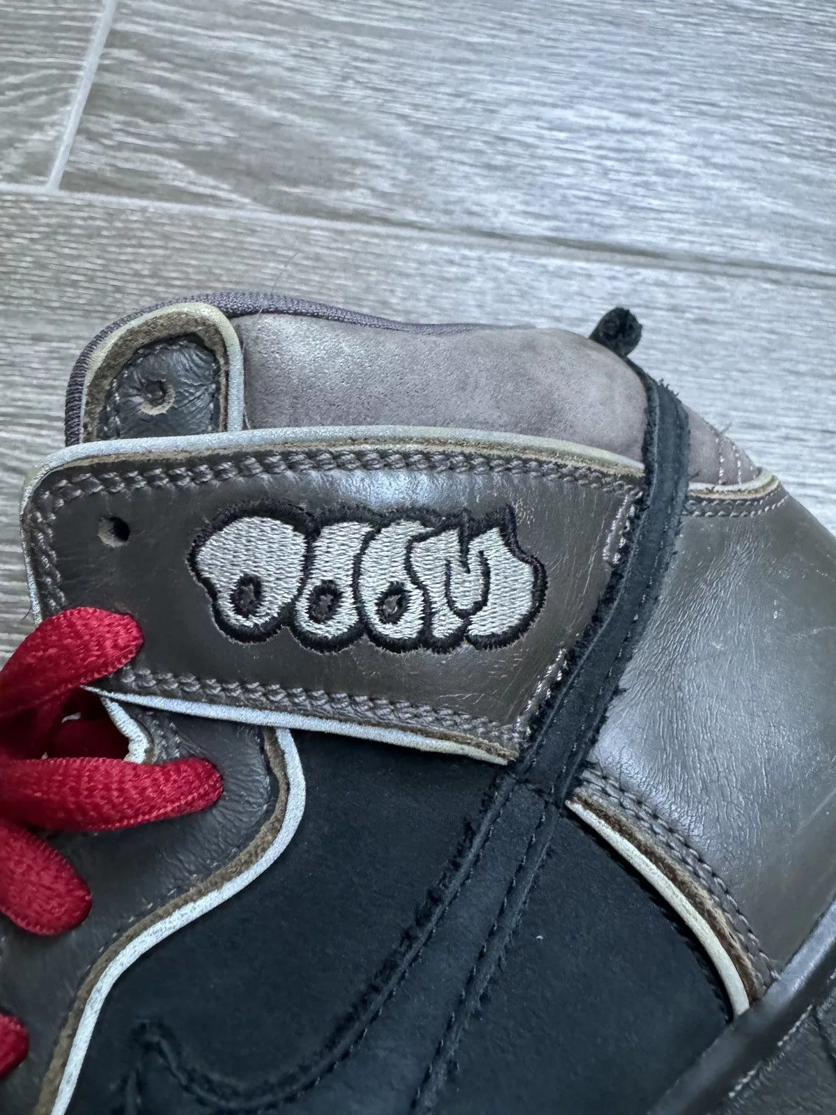 MF Doom Hi Top Sneakers MF Doom × Nike Nike sb dunk MF doom Black