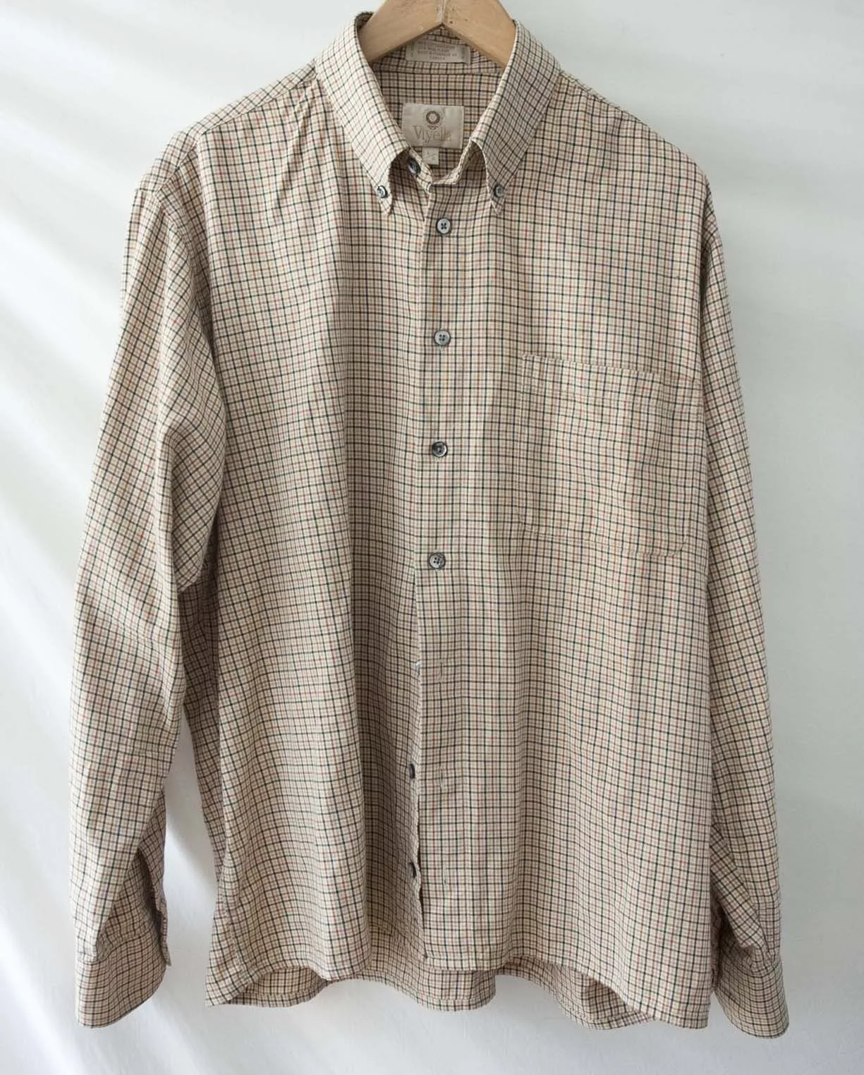 Viyella Shirts Button Ups Viyella Shirt Flannel Size L Plaid Multi