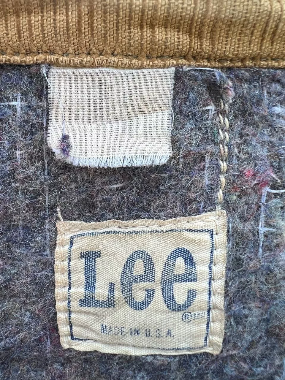 Lee Denim Jackets 1950s Lee Union Made Blanket Denim Sanforized Chore jacket Blue Vintage