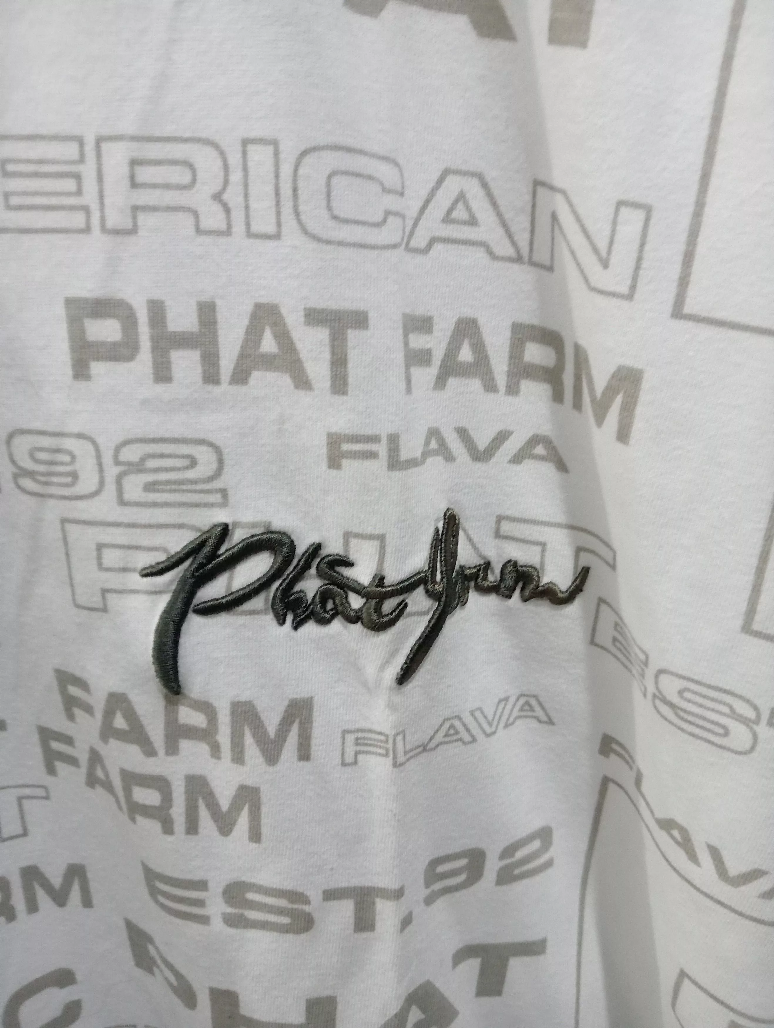 Phat Farm Short Sleeve T Shirts phat farm White