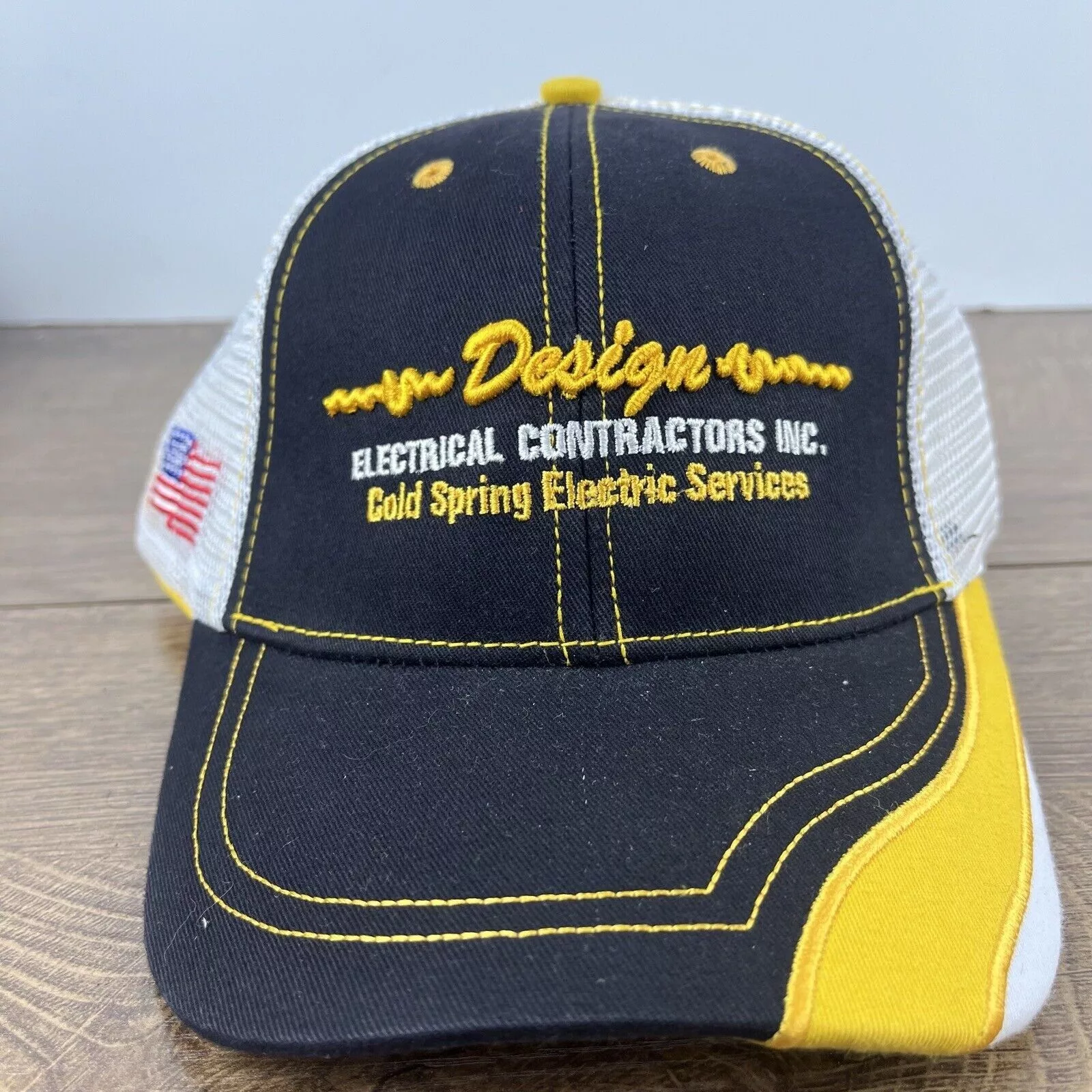 Other Hats Other Design Electrical Contractors Hat Black Cap Hat Adjustable H