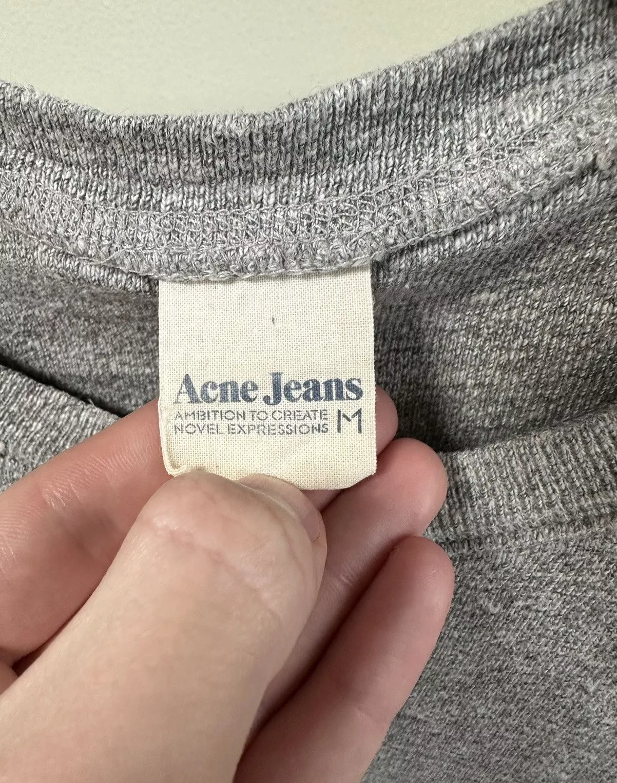 Acne Studios Sweatshirts Acne Studios Oversized Acne Jeans Studios Sweatshirt 3/4 size M Gray Streetwear