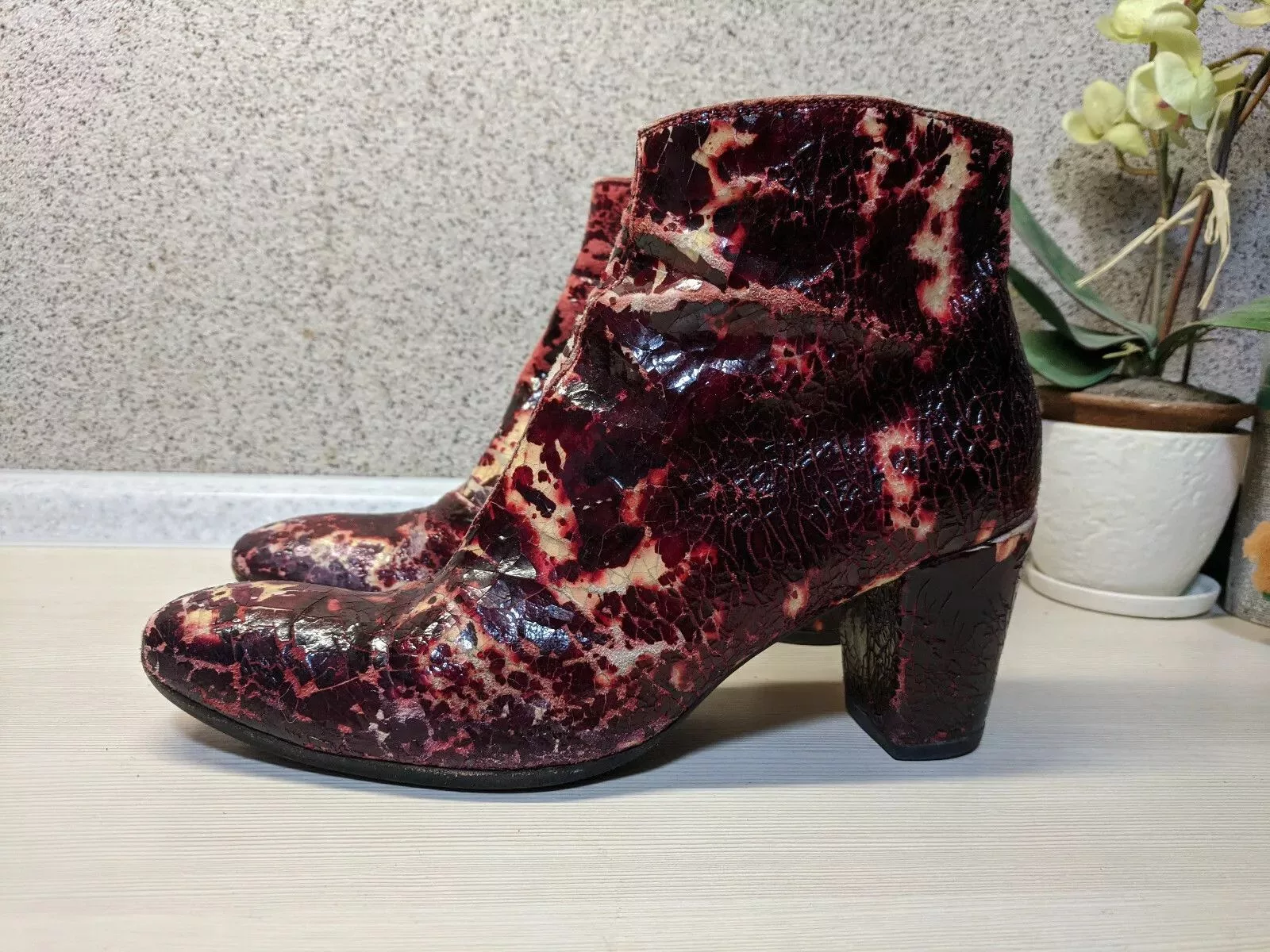 Gianni Barbato Heels Gianni Barbato Leather Boots - 37 Red