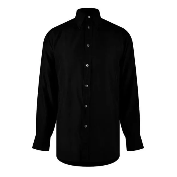 Tom Ford Shirts Button Ups Tom Ford o1g2r1mq0724 Fluid Fit Shirt in Black