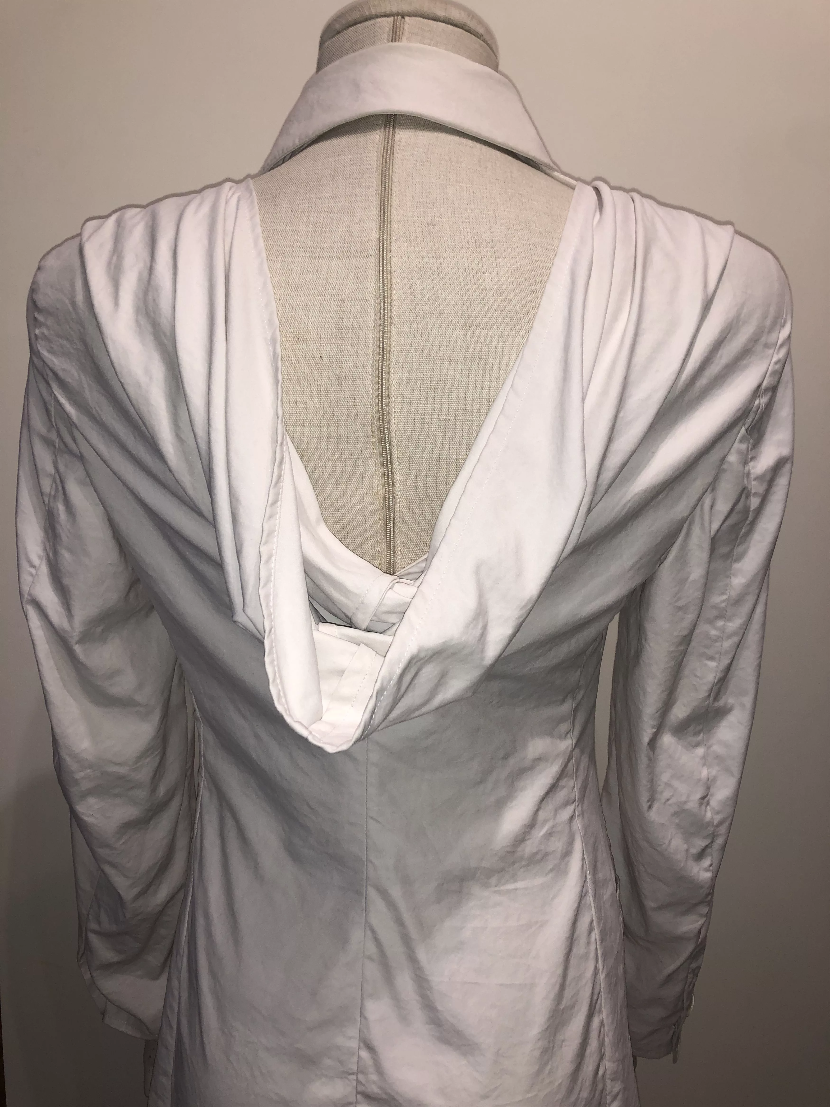 Calugi e Gianelli Jackets Calugi e Gianelli Open backside hooded Jacket Beige