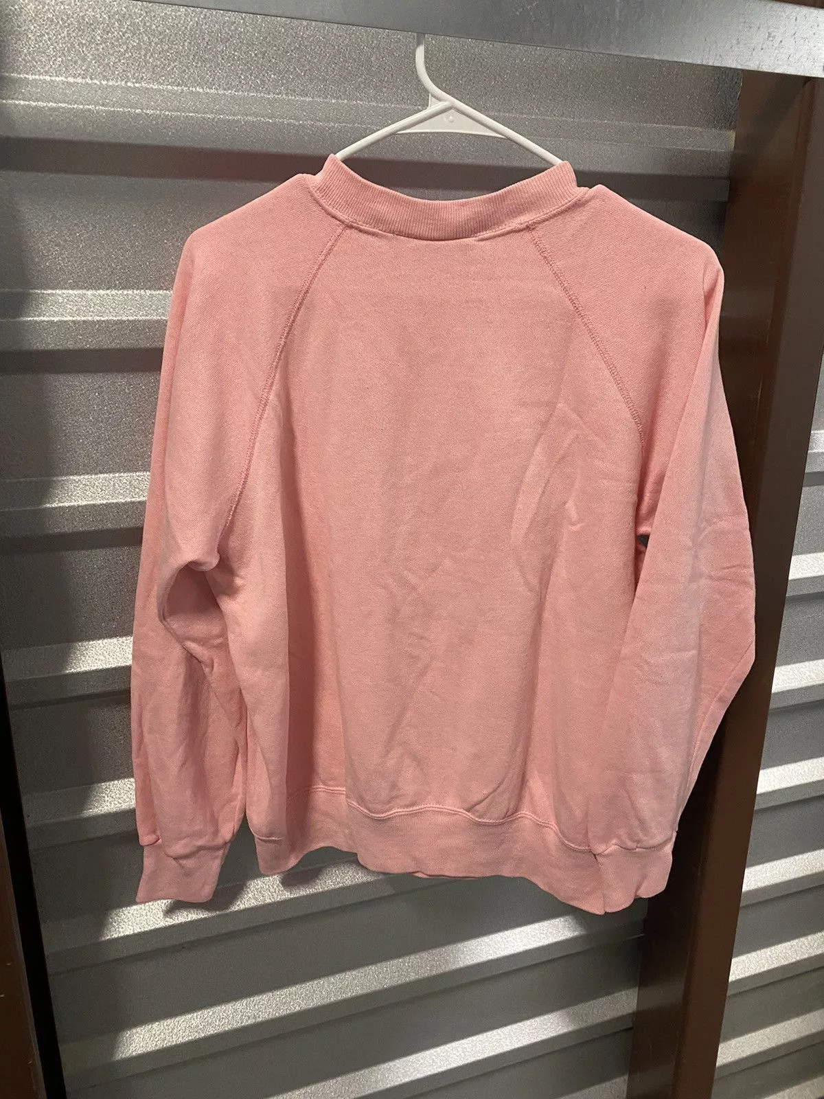 Vintage Sweaters Vintage 1985 Workout Cat Comedy Sweater Pink