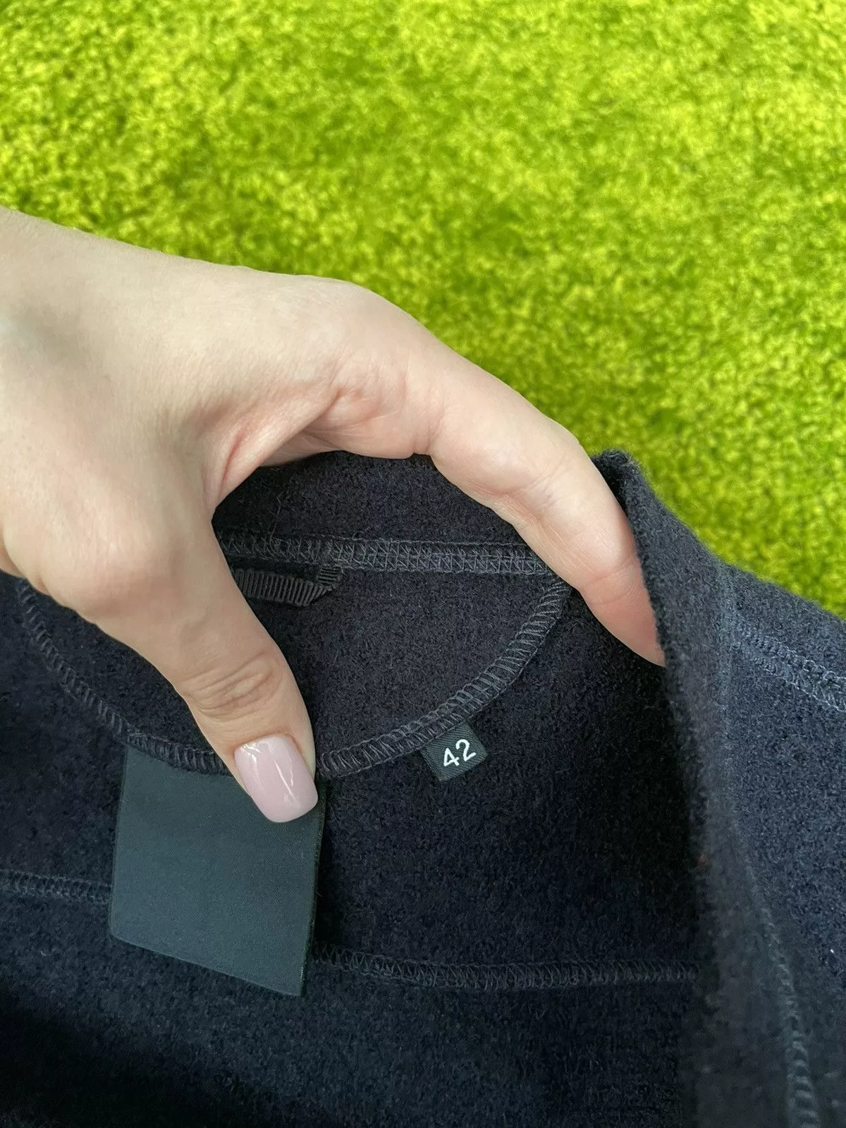 Aspesi Blazers Aspesi × Designer Alberto Aspesi avant garde wool zip jacket Black Avant-Garde