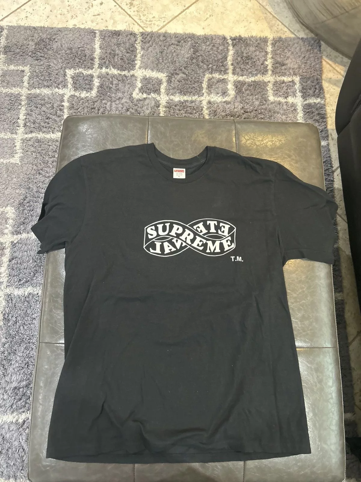 Supreme Short Sleeve T Shirts Supreme Eternal Tee ‘Black’
