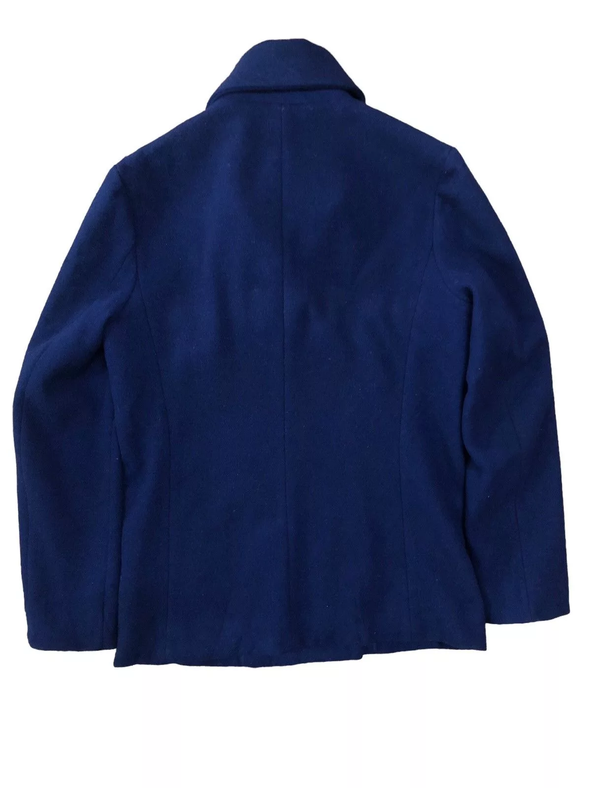 NO ID Heavy Coats No ID Double Breast Wool Jacket Blue