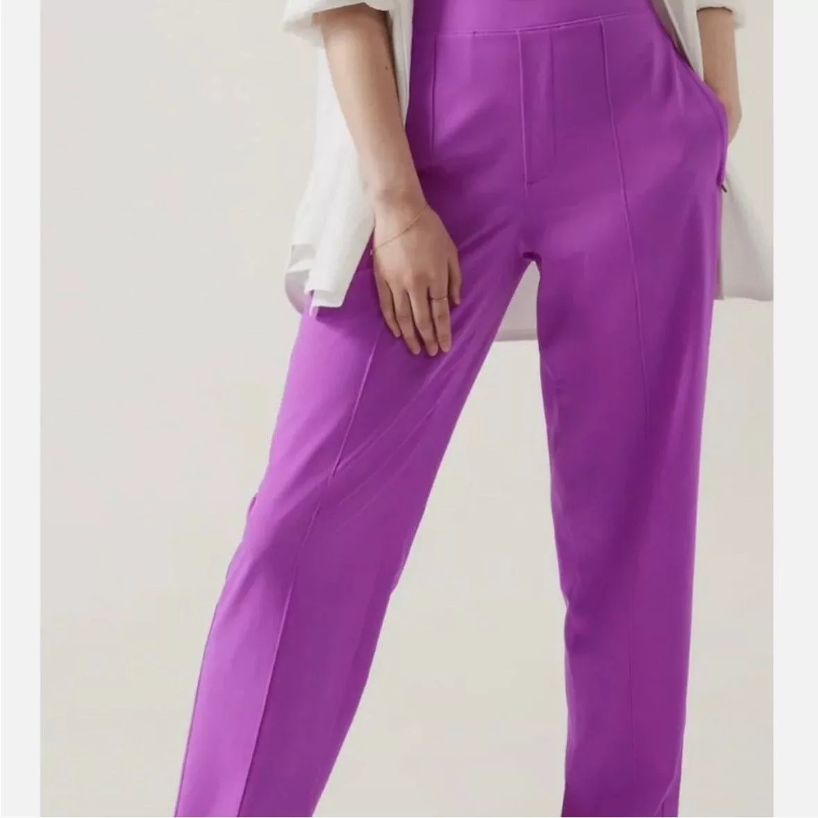 Athleta Pants NWT! Athleta Vienna Slim Pant - sz 6T Purple