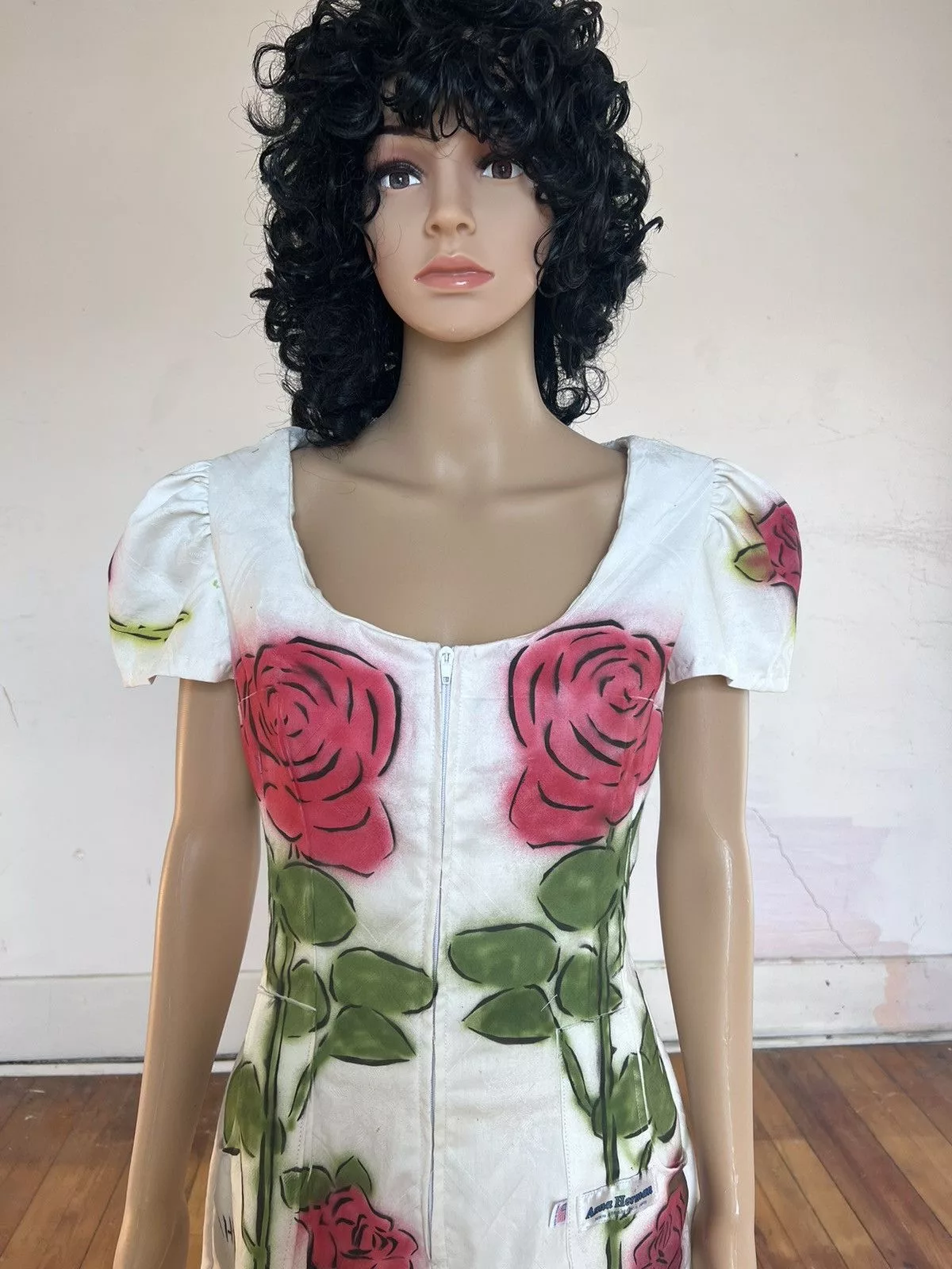 Other Jumpsuits Other Women’s painted roses Romper S by A Herman White