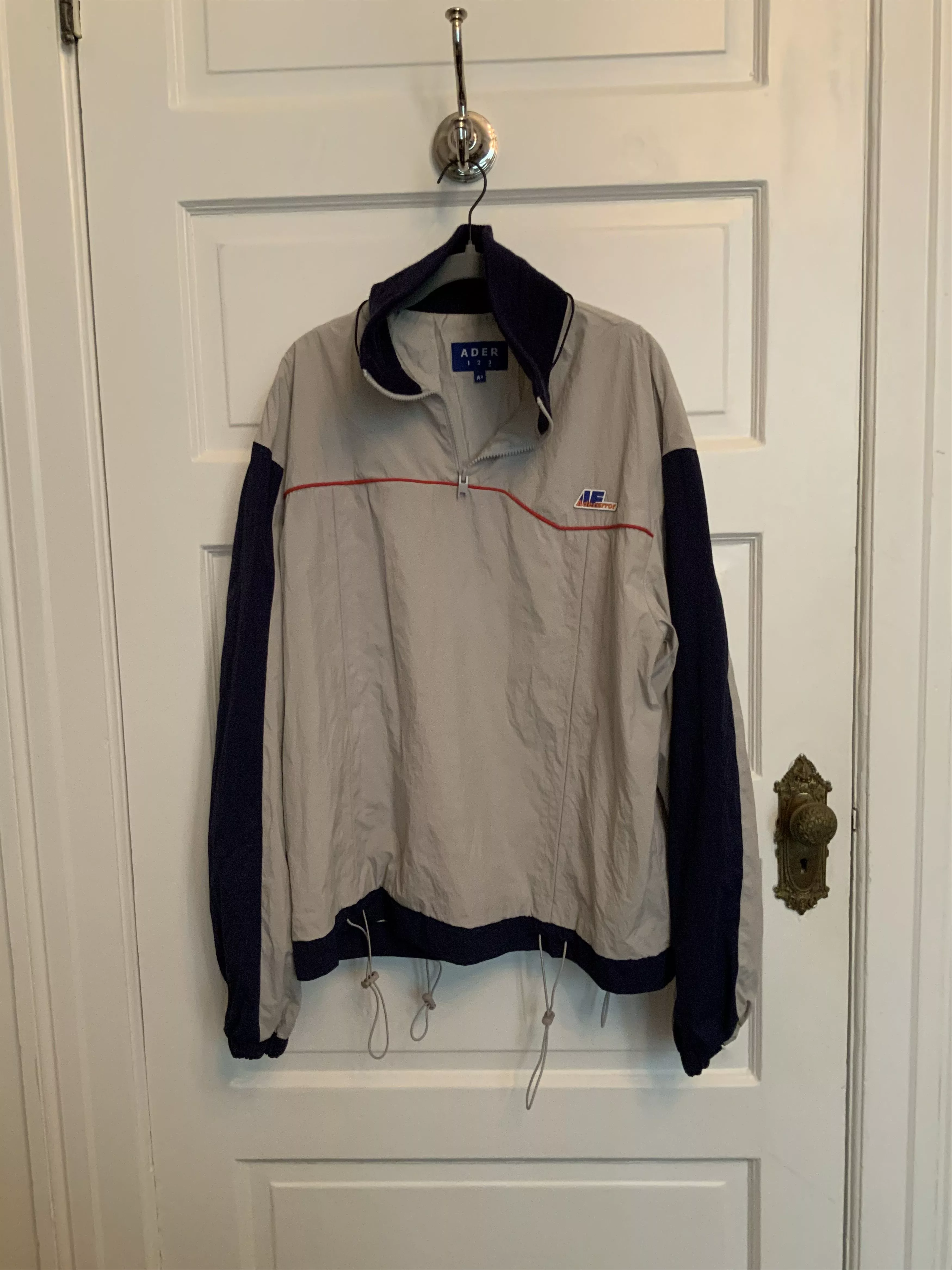 Ader Error Light Jackets Ader Error Nylon Pullover Gray