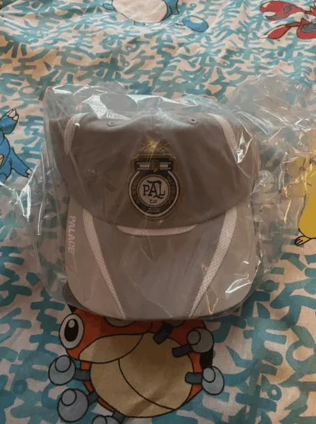 Palace Hats Palace Pro Shell 6-Panel Grey FW23 Gray