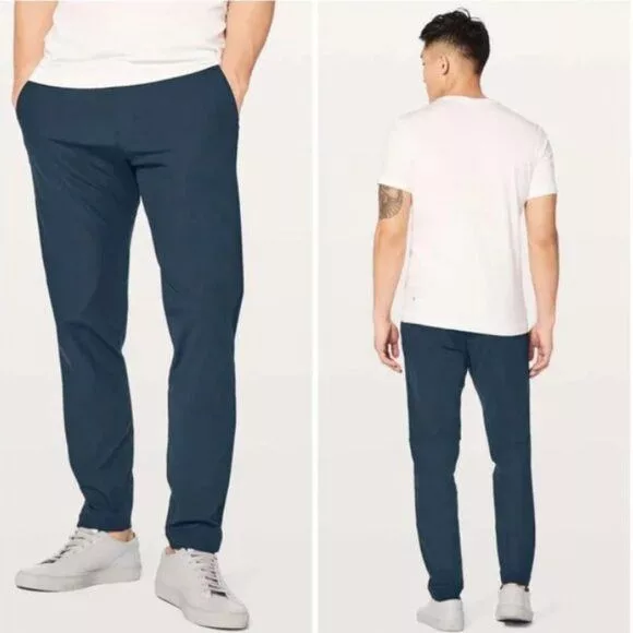Lululemon Casual Pants Lululemon Blue Commission Pant Slim - 32 x 27" (shortened)