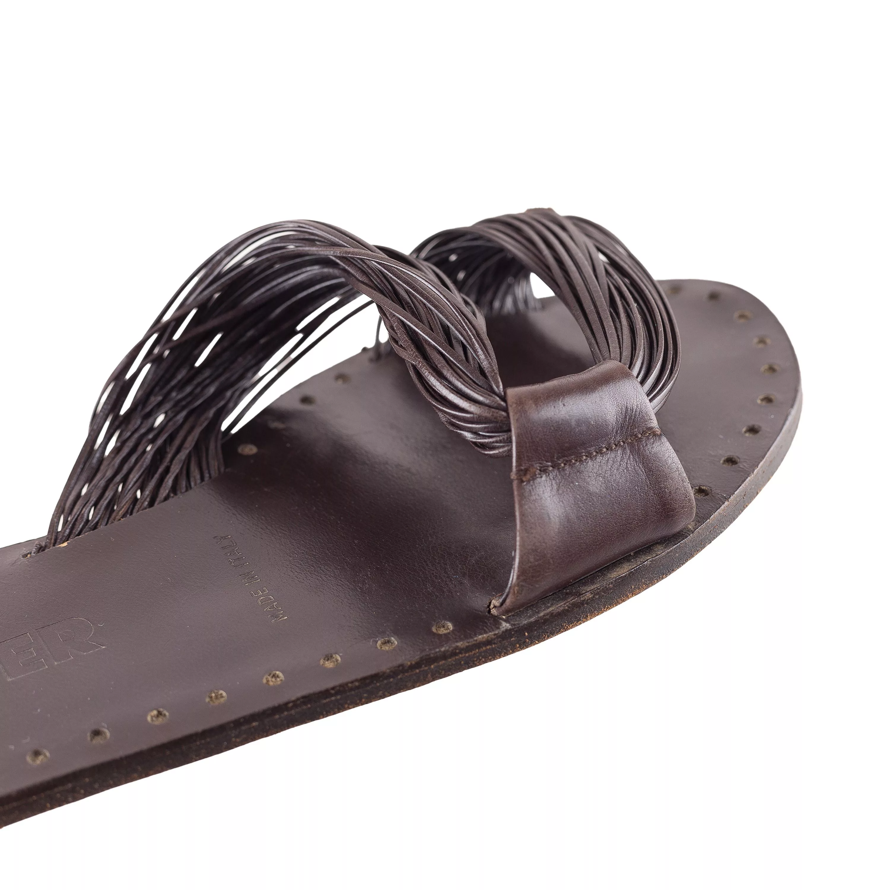 Jil Sander Sandals Jil Sander × Vintage JIL SANDER Brown Flat Sandals (36 EU)