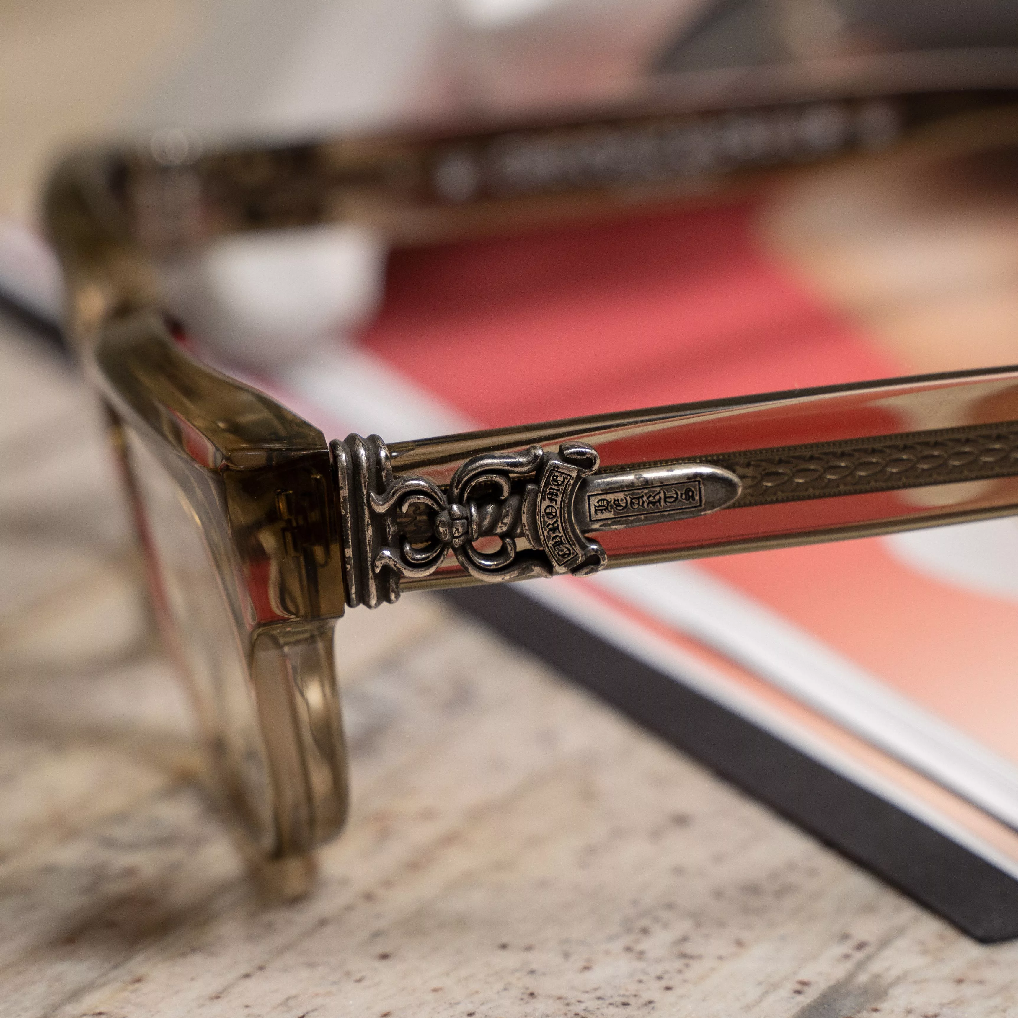 Chrome Hearts Glasses Chrome Hearts CUNTVOLUTED Army Glasses Green