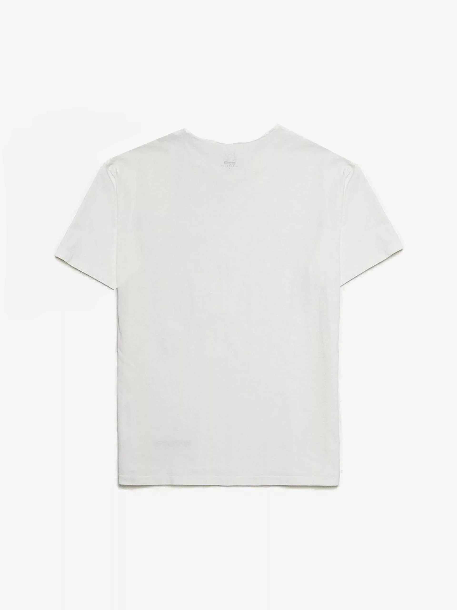 READYMADE Short Sleeve T Shirts READYMADE White Logo Printed Cotton T Shirt