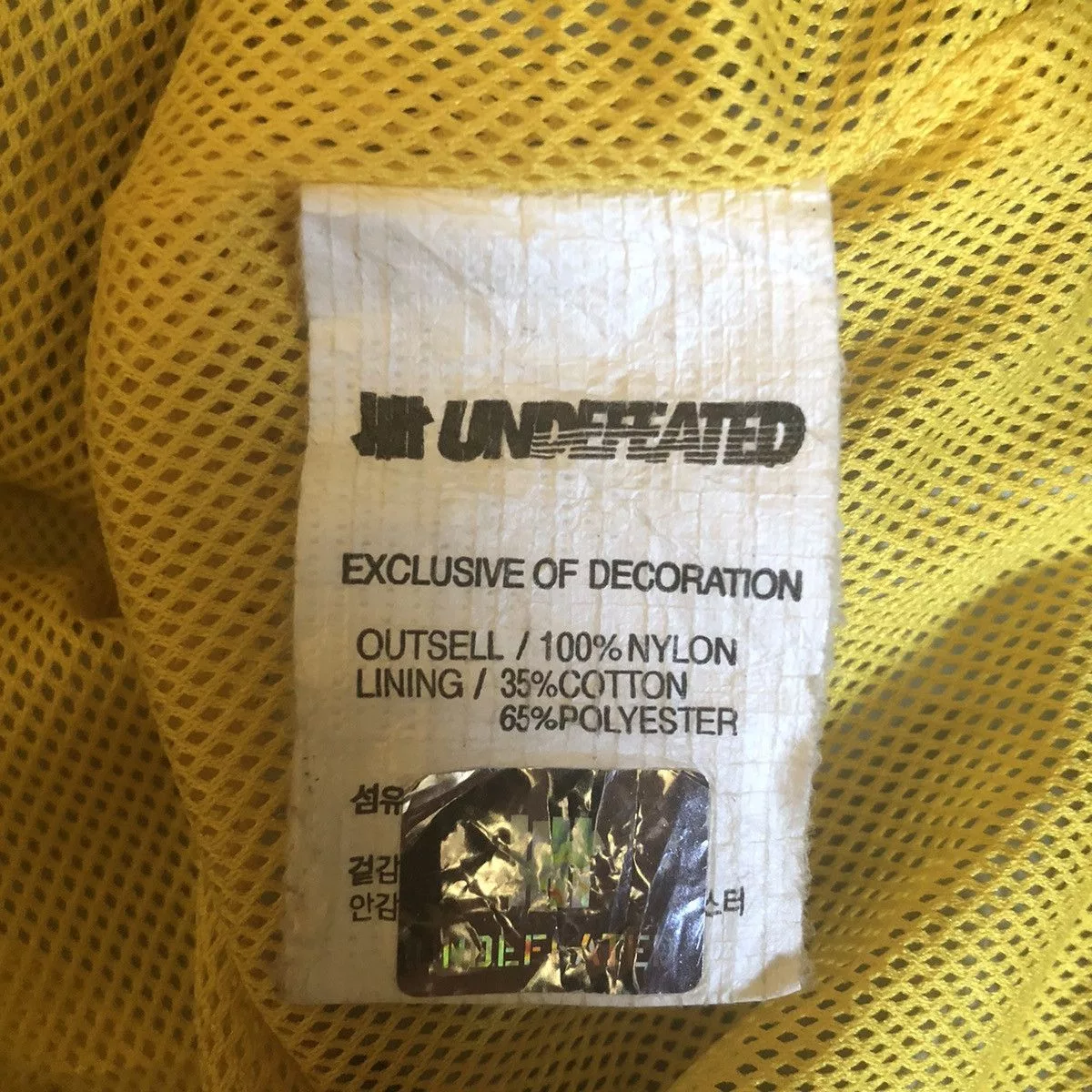 Undefeated Light Jackets UNDEFEATED JACKET Black