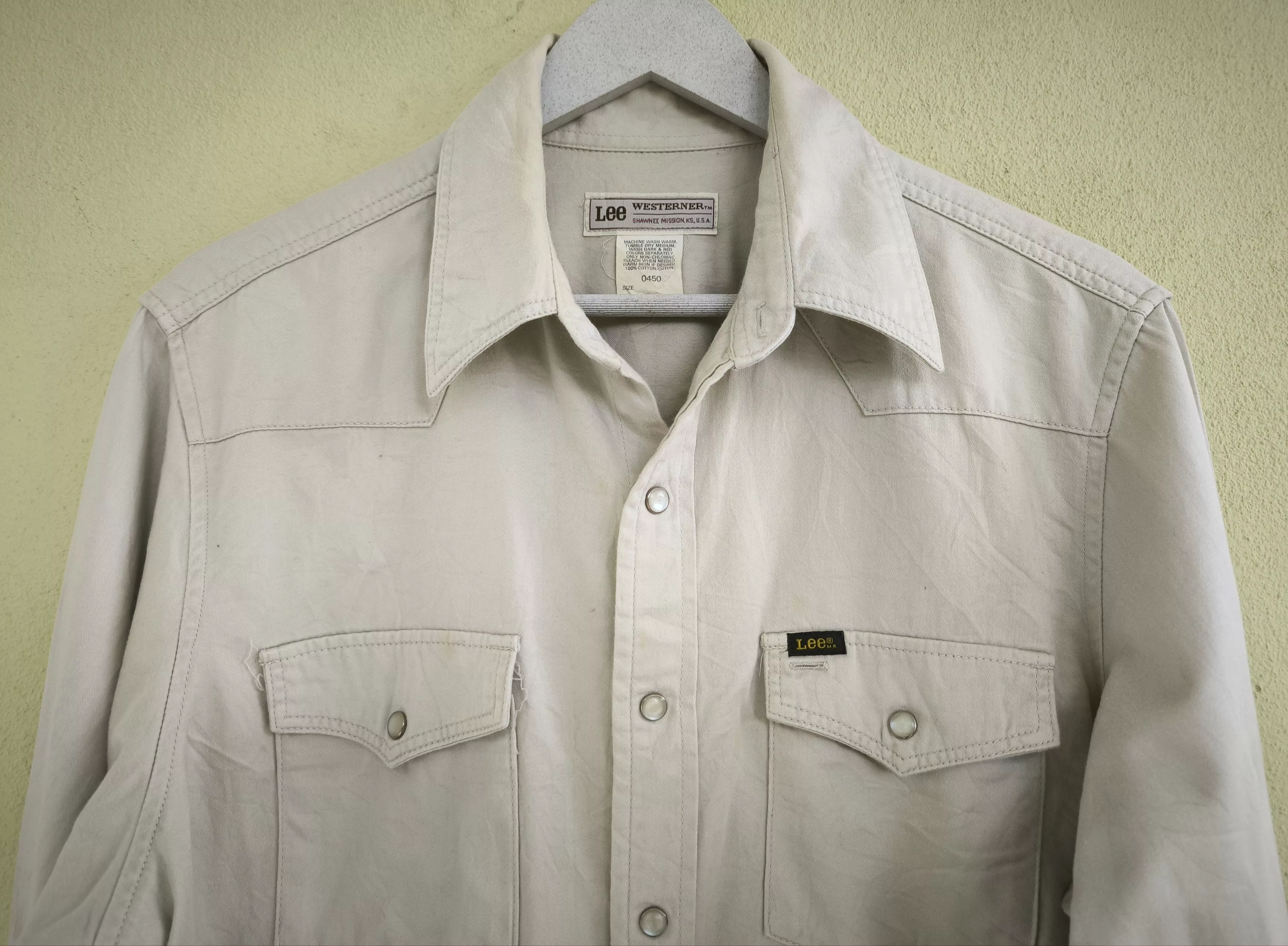 Lee Shirts Button Ups Lee × Vintage Vtg LEE snap button western shirt Multi