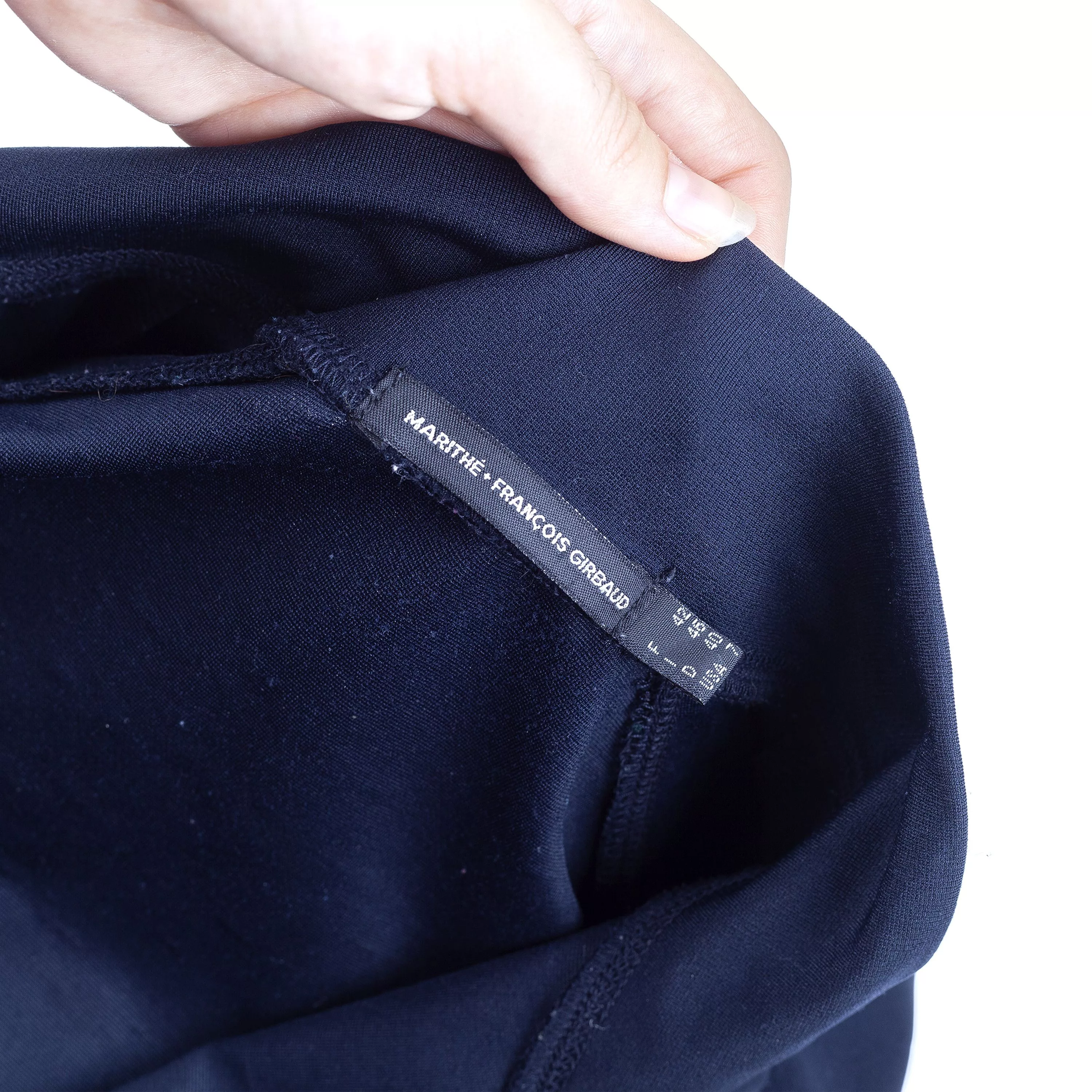 Marithe + Francois Girbaud Jackets Marithe + Francois Girbaud Marithé François Girbaud Blue Ruffled Jacket (M)
