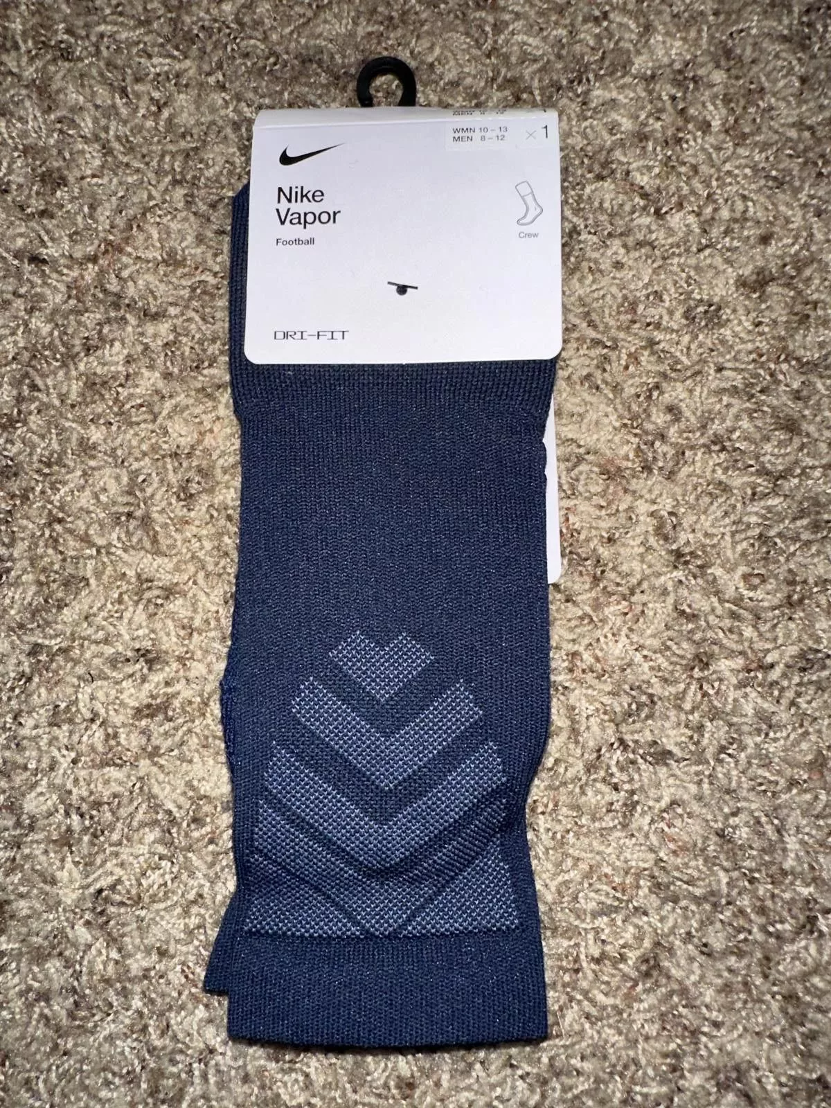 Nike Socks Underwear Nike Vapor Football Crew Socks Blue