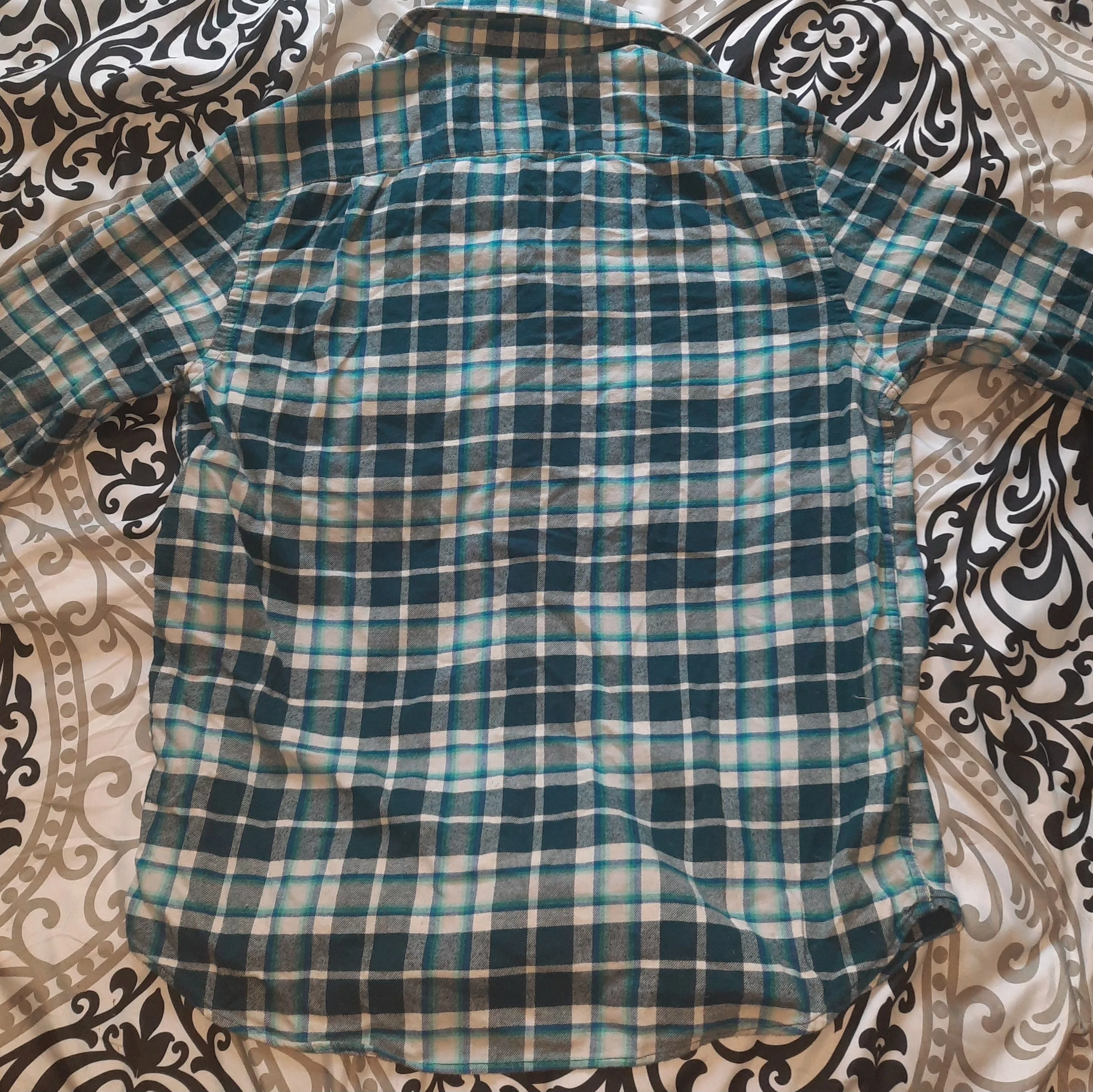 Old Navy Shirts Button Ups old navy flannel Blue