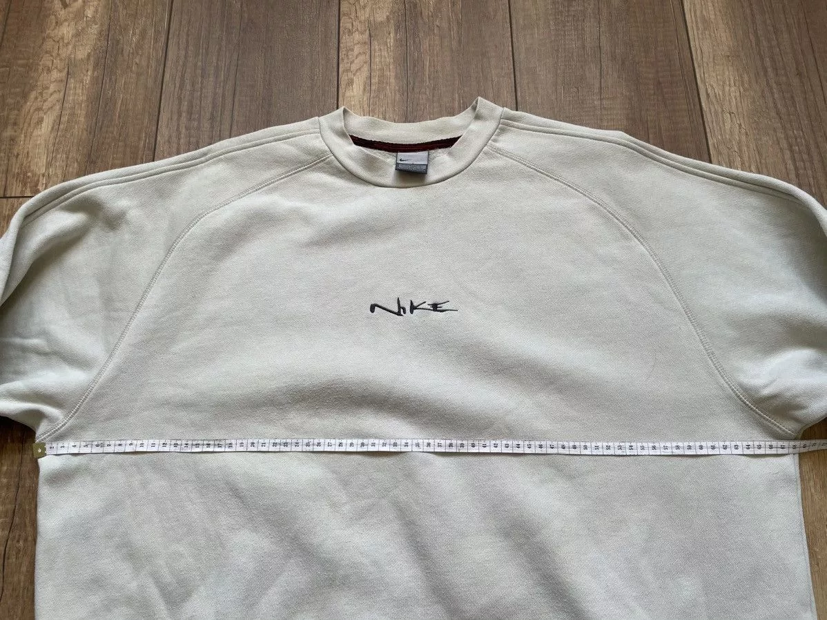 Nike Sweatshirts Hoodies Nike × Vintage Sweatshirt Nike Vintage Size XL YKK White Streetwear