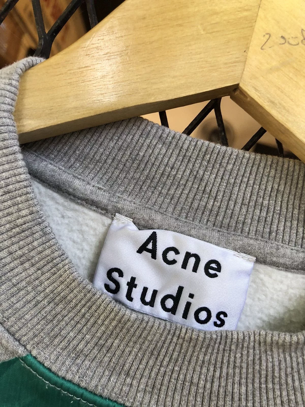 Acne Studios Sweatshirts Acne Studios ACNE STUDIO “ BIRD APPLIQUE “ SWEATSHIRT Gray Streetwear