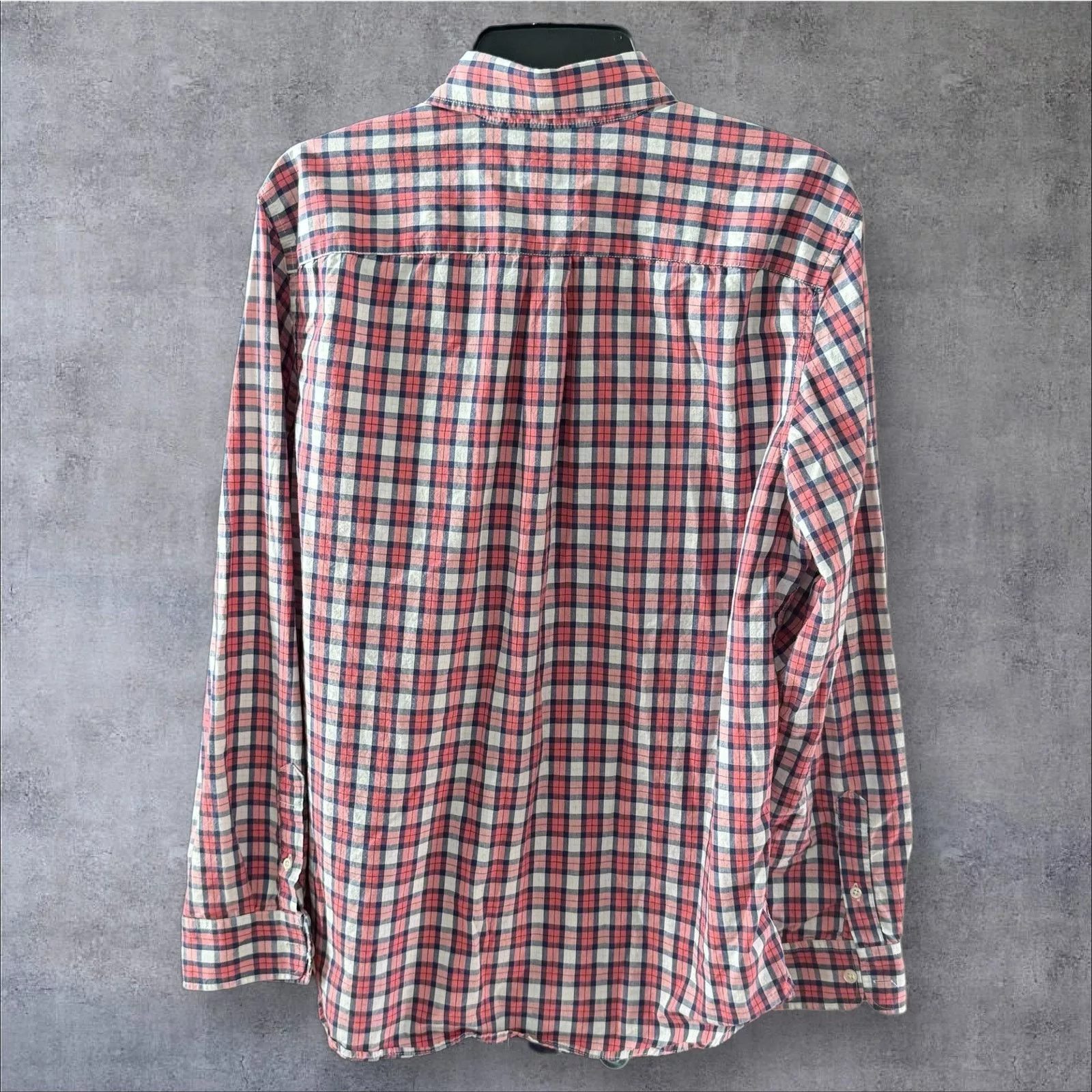 Gap Shirts Button Ups Gap Men's Check Button-Down Shirt Large Pink