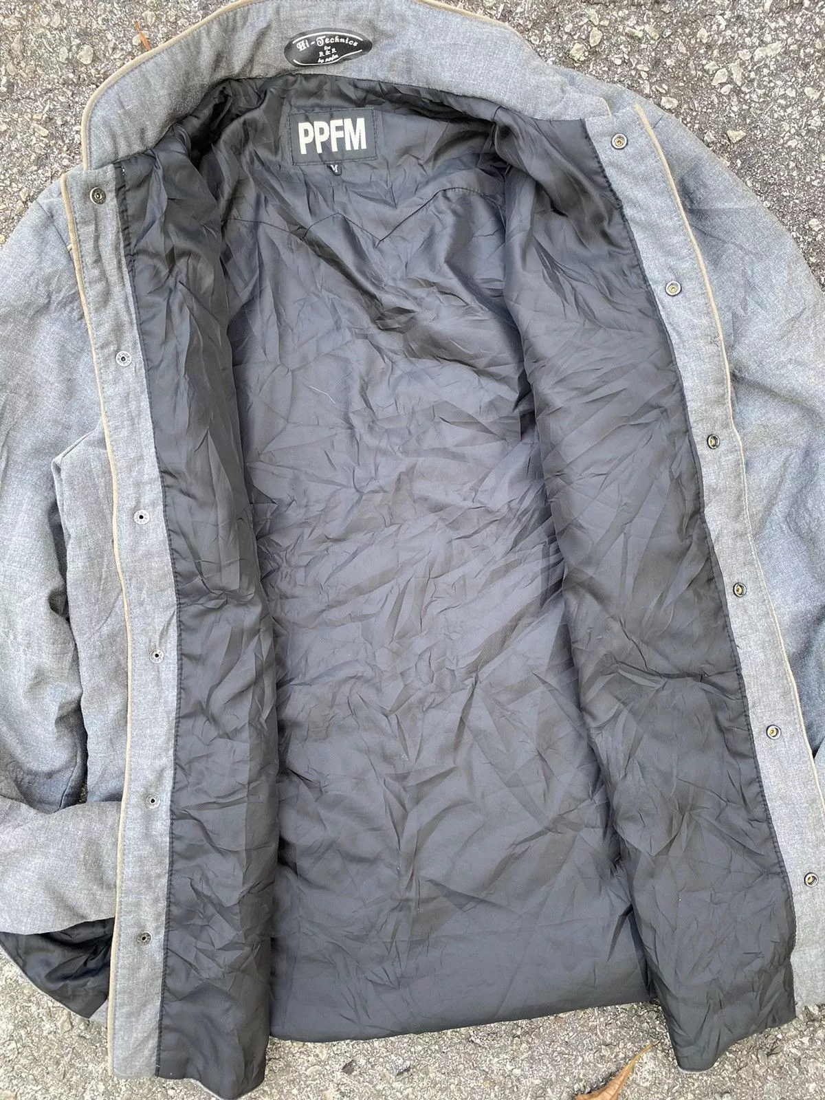 PPFM Light Jackets PPFM × Seditionaries PPFM hi-technics for R&R light jacket Gray