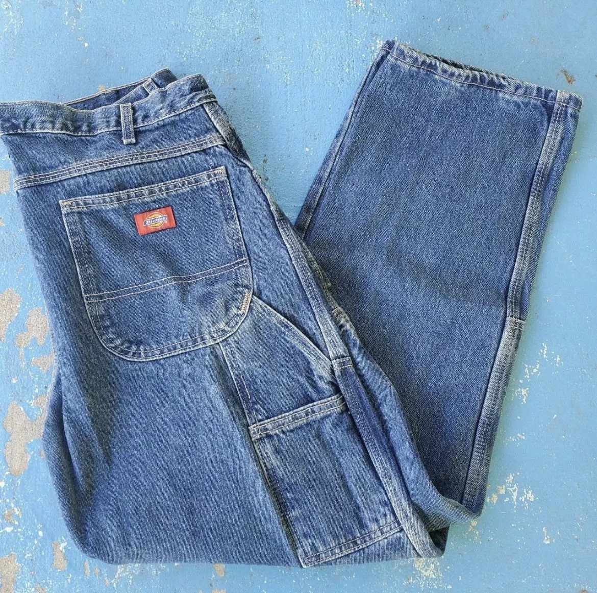 Dickies Denim Dickies Double Knee Carpenter Jeans Blue