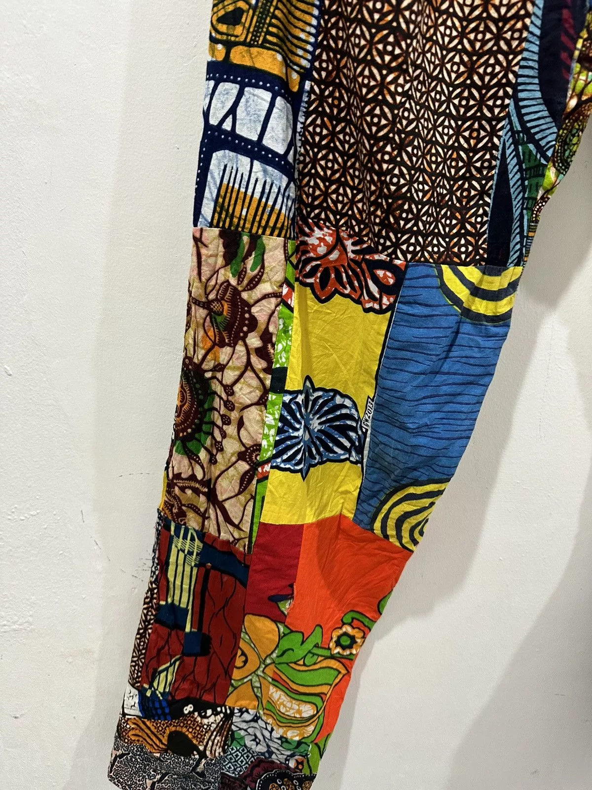 Vintage Casual Pants Vintage VTG Mens Patchwork Inspired By Boho Multi